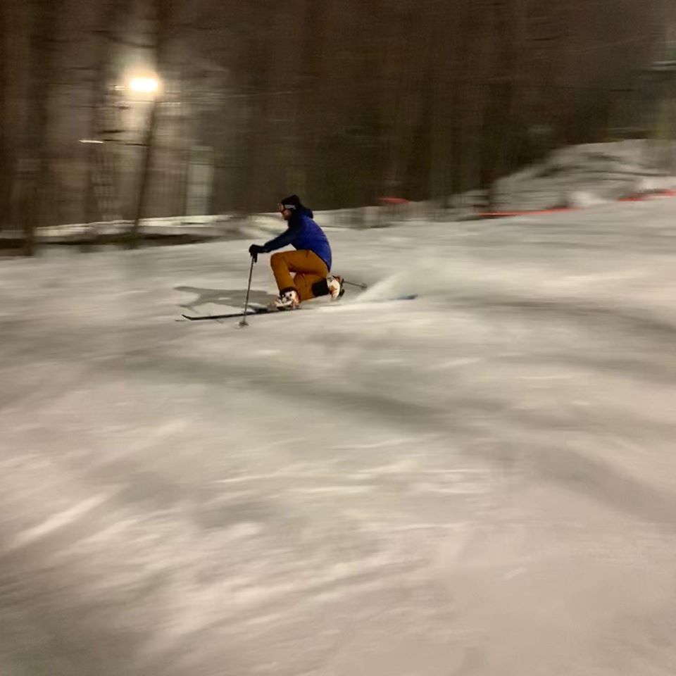 Ski Saint-Bruno - Un début de tempête....