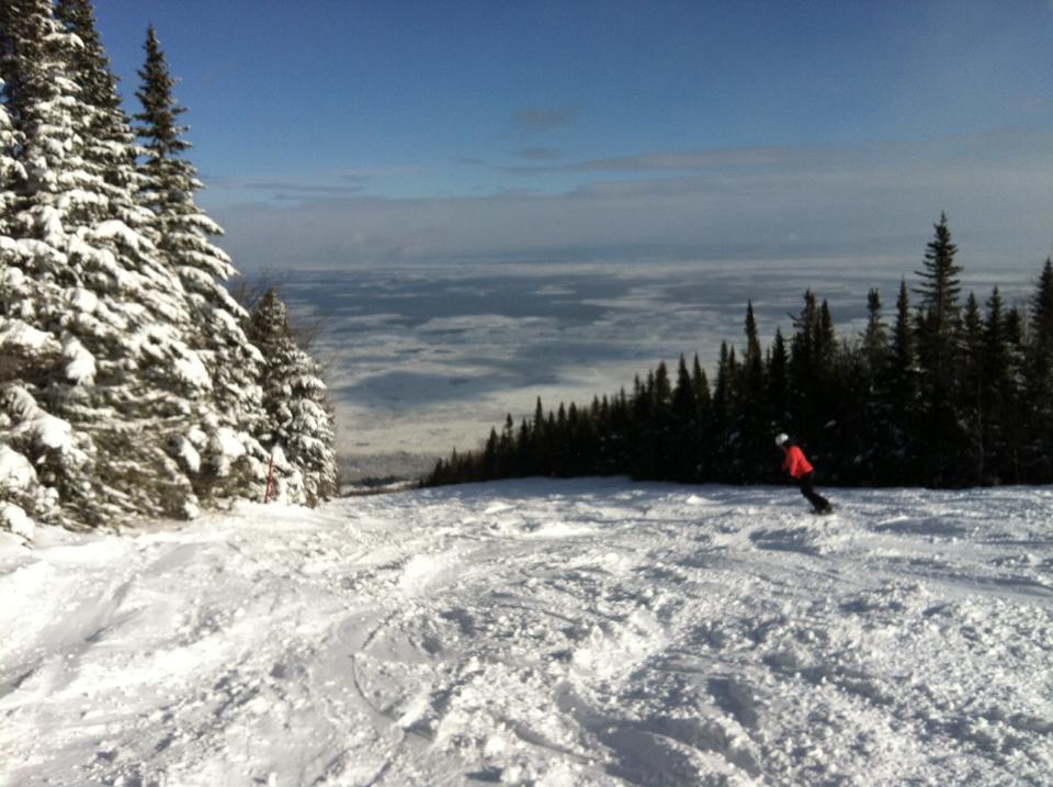 Massif Charlevoix - Après la tempête Soleil et Neige Fraîche