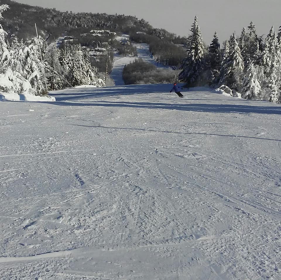 Mont Owl's Head - De bonnes conditions de glisse, damé très durable