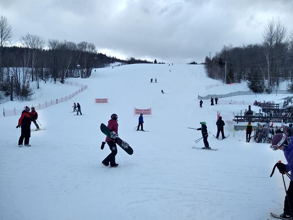 Ski Garceau, Saint Donat - Le blanc vous donne des couleurs