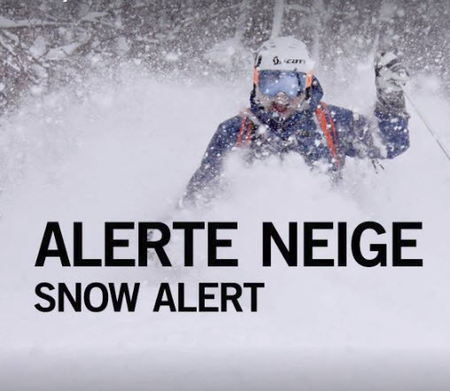 ALERTE DE NEIGE MONT SUTTON 30 CM