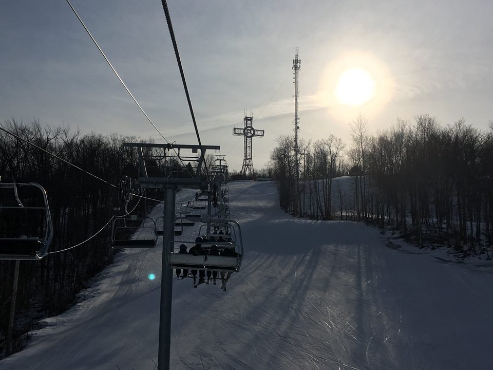 Mont Bellevue à Sherbrooke pour finir en beauté l'année 2018