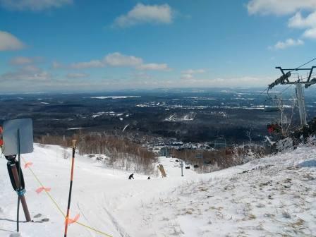 Mont Orford - Aujourd'hui au mont les conditions de neige frôlait la perfection