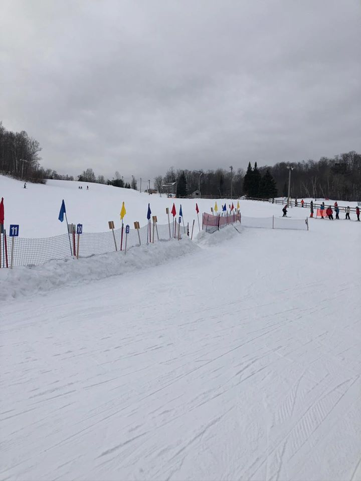 Sommet Gabriel - Nous skions sur beaux dénivelés