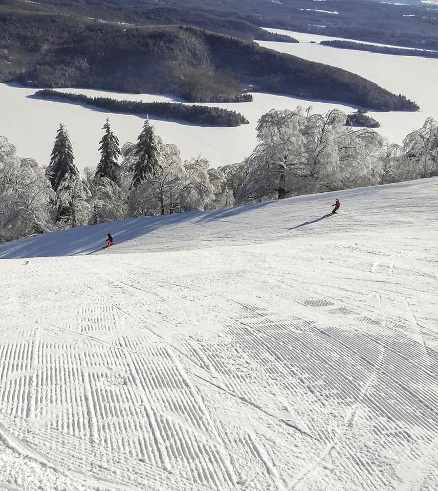 Mont Owl's Head - De bonnes conditions de glisse, damé très durable