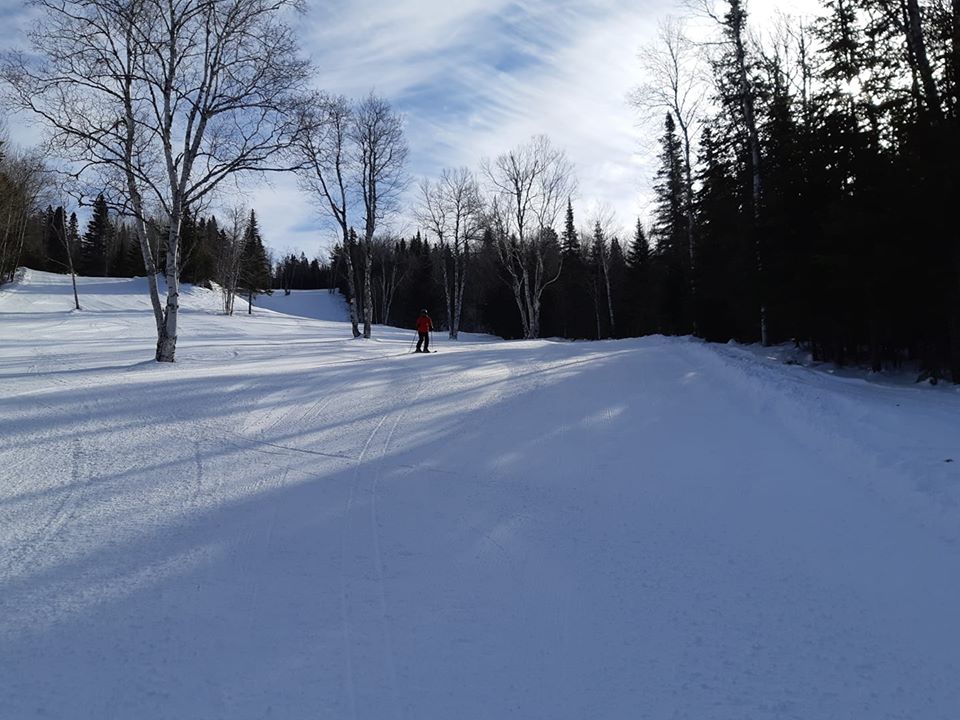 Mont Grand Fonds - Aujourd'hui on ski sur de belles conditions