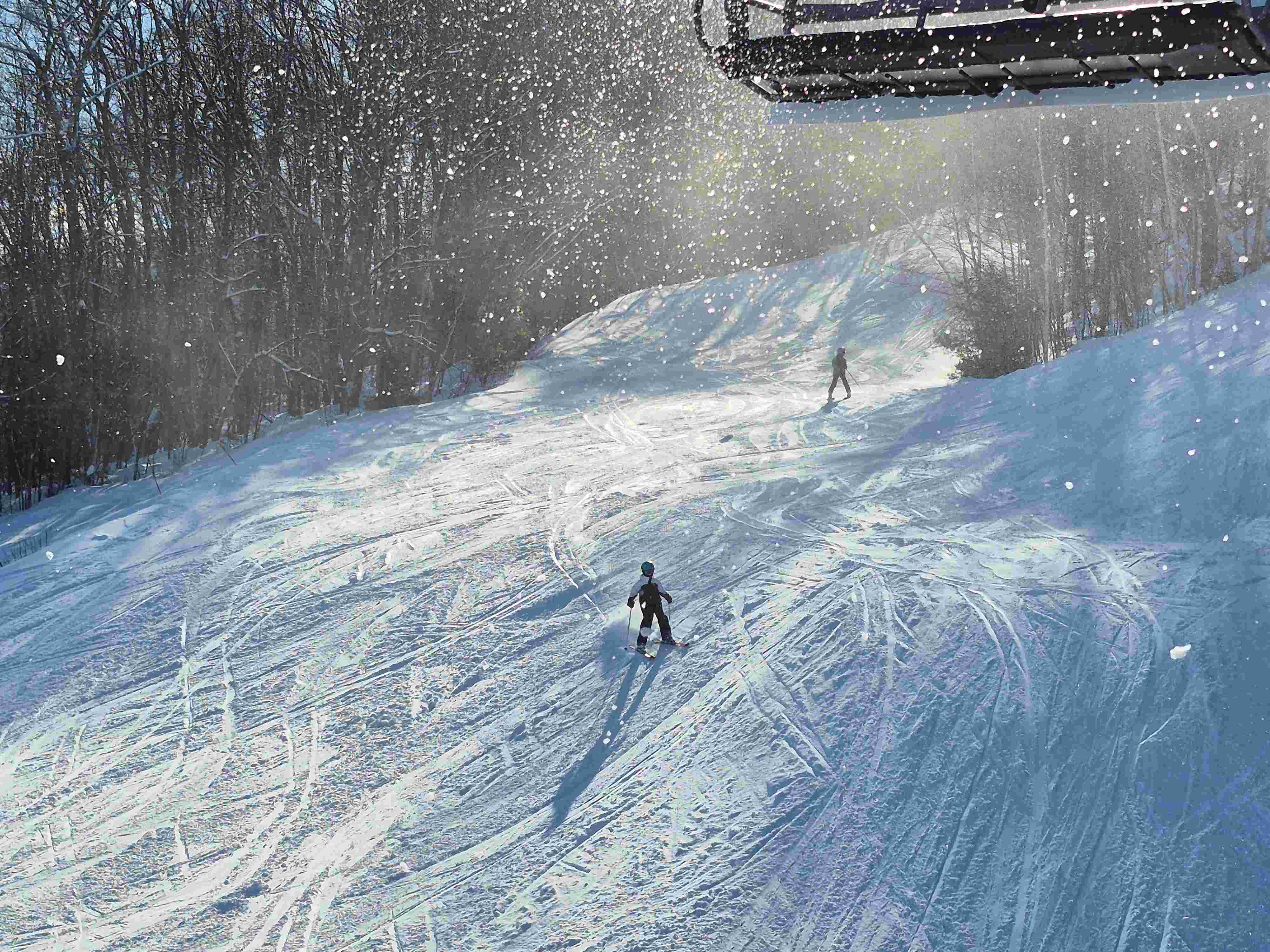 Ski Montcalm - Une journée superbe et une température agréable