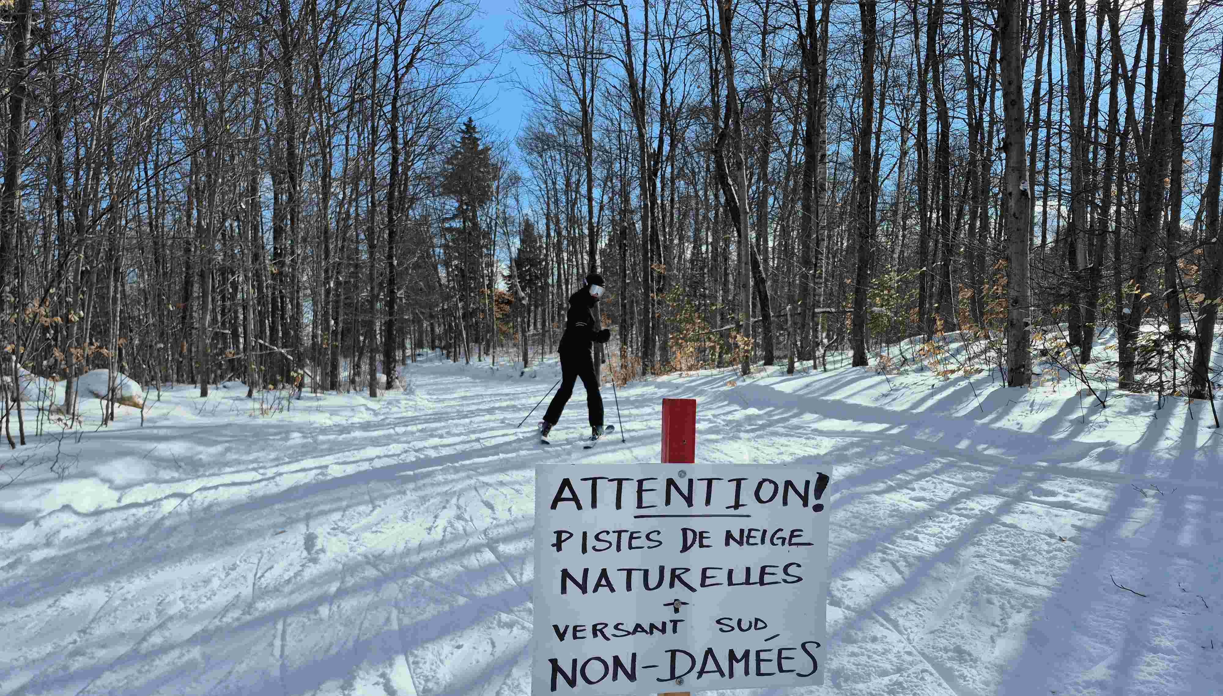Ski Montcalm - Une journée superbe et une température agréable