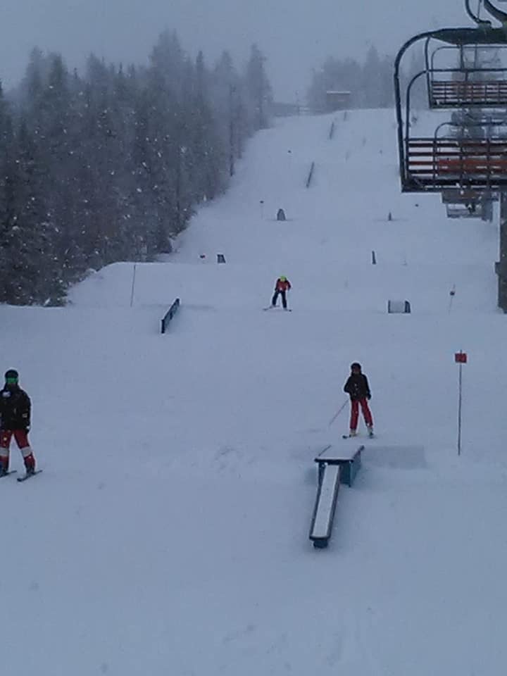 Mont Sainte-Anne la veille du jour de l'an