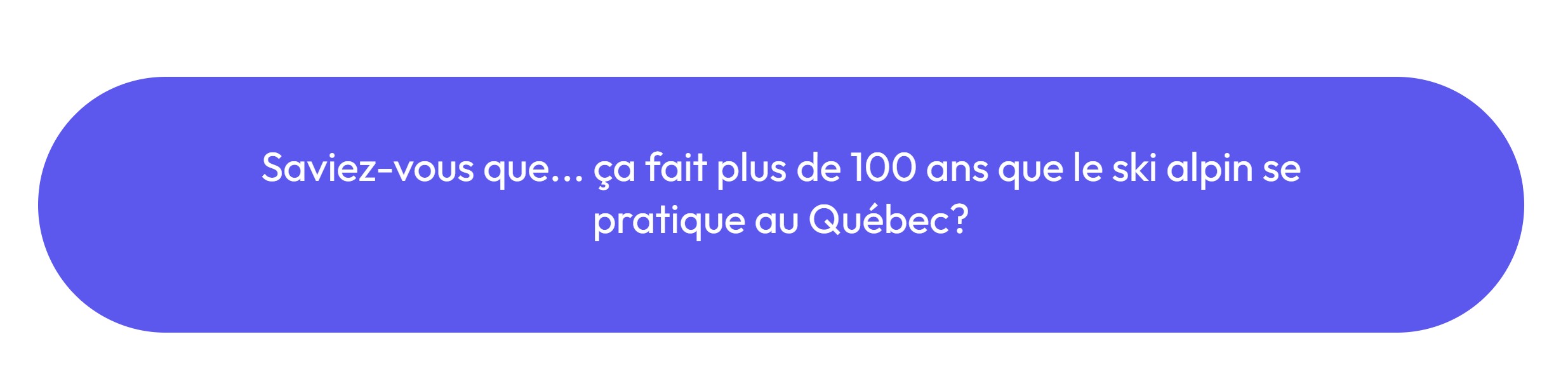 Le Ski au Québec - Un peu d'histoire...