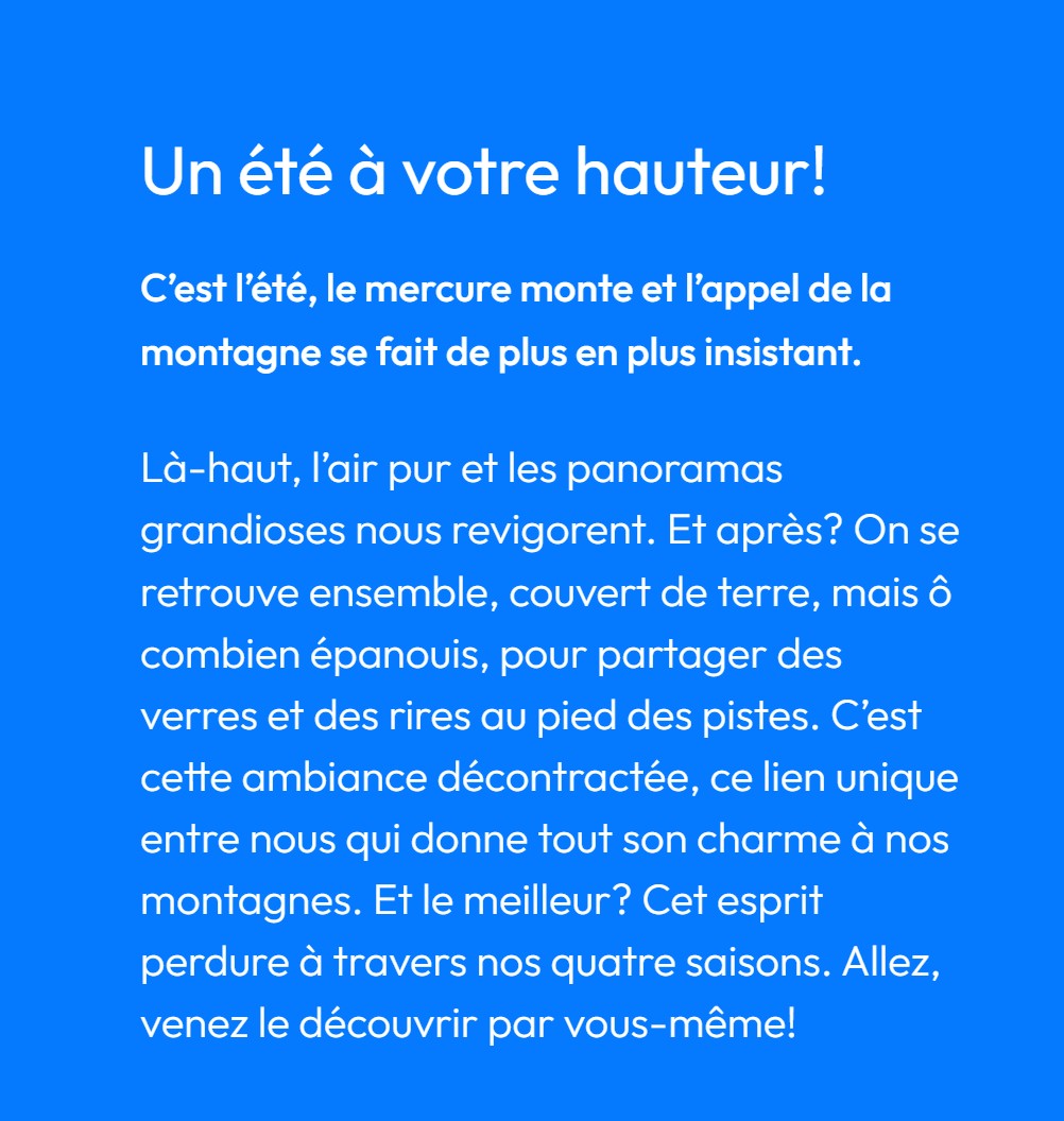 ASSQ - Tout le monde gagne à jouer dans les montagnes!