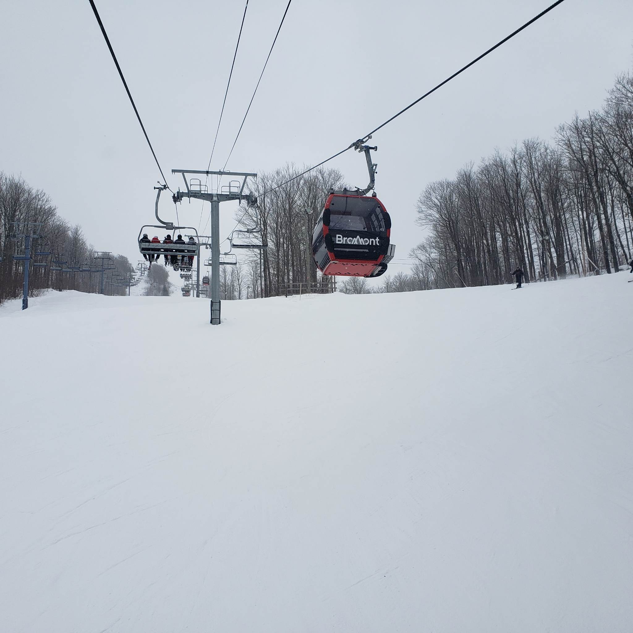 Bromont, montagne d'expériences -  Une belle journée et bonne conditions