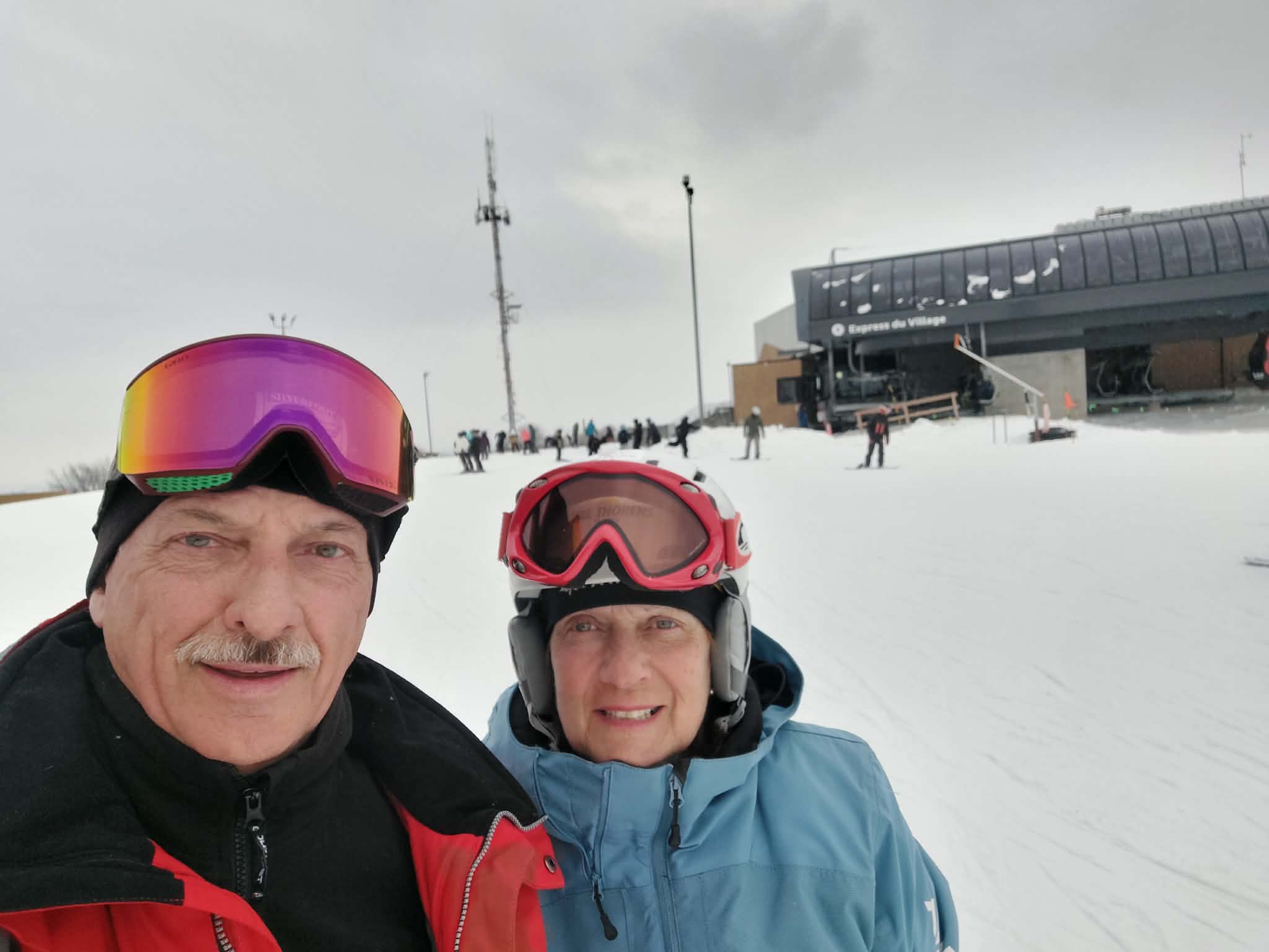 Bromont - Nous avions littéralement les pistes à nous seuls. 