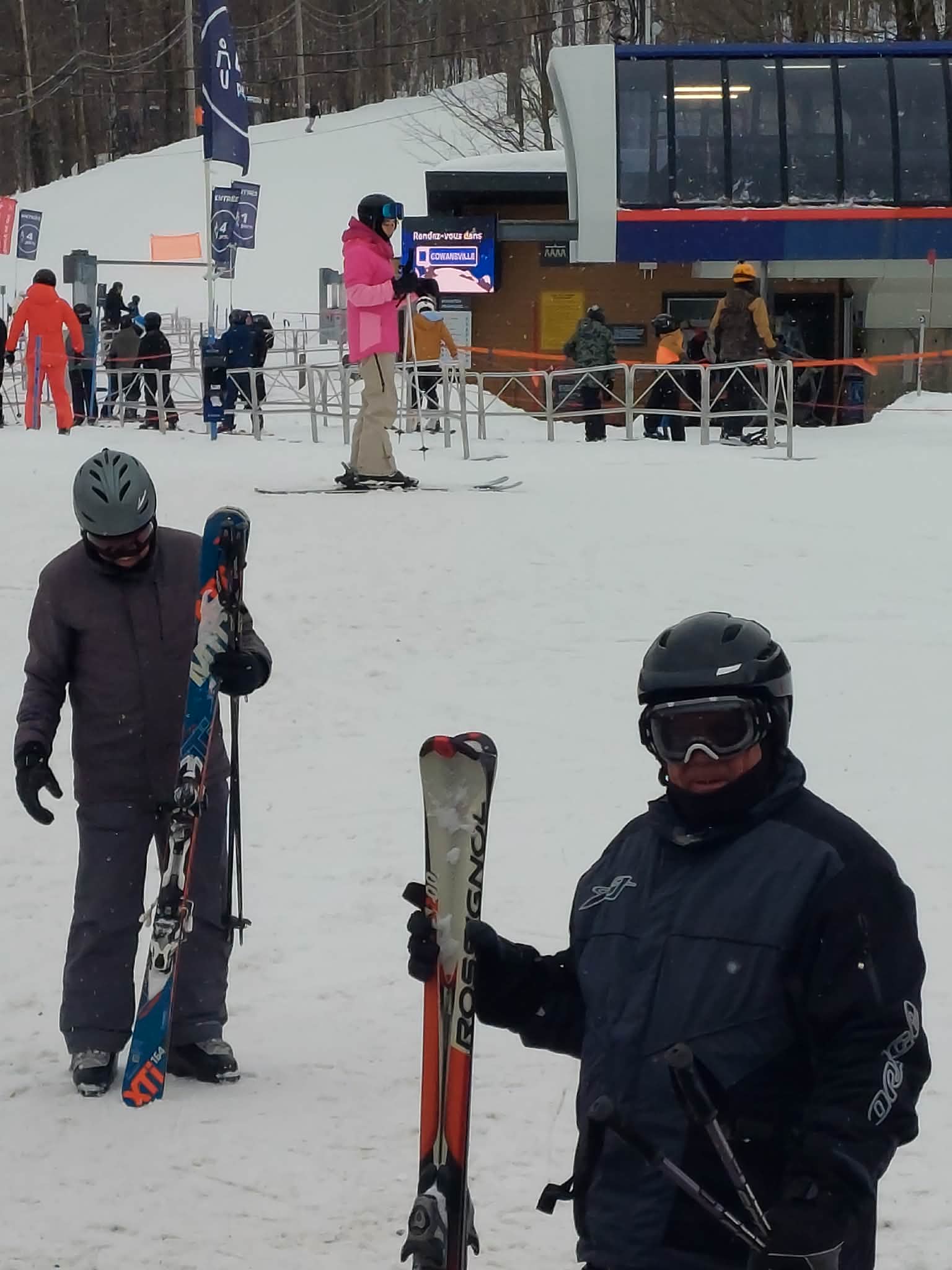 Bromont - Nous avions littéralement les pistes à nous seuls. 