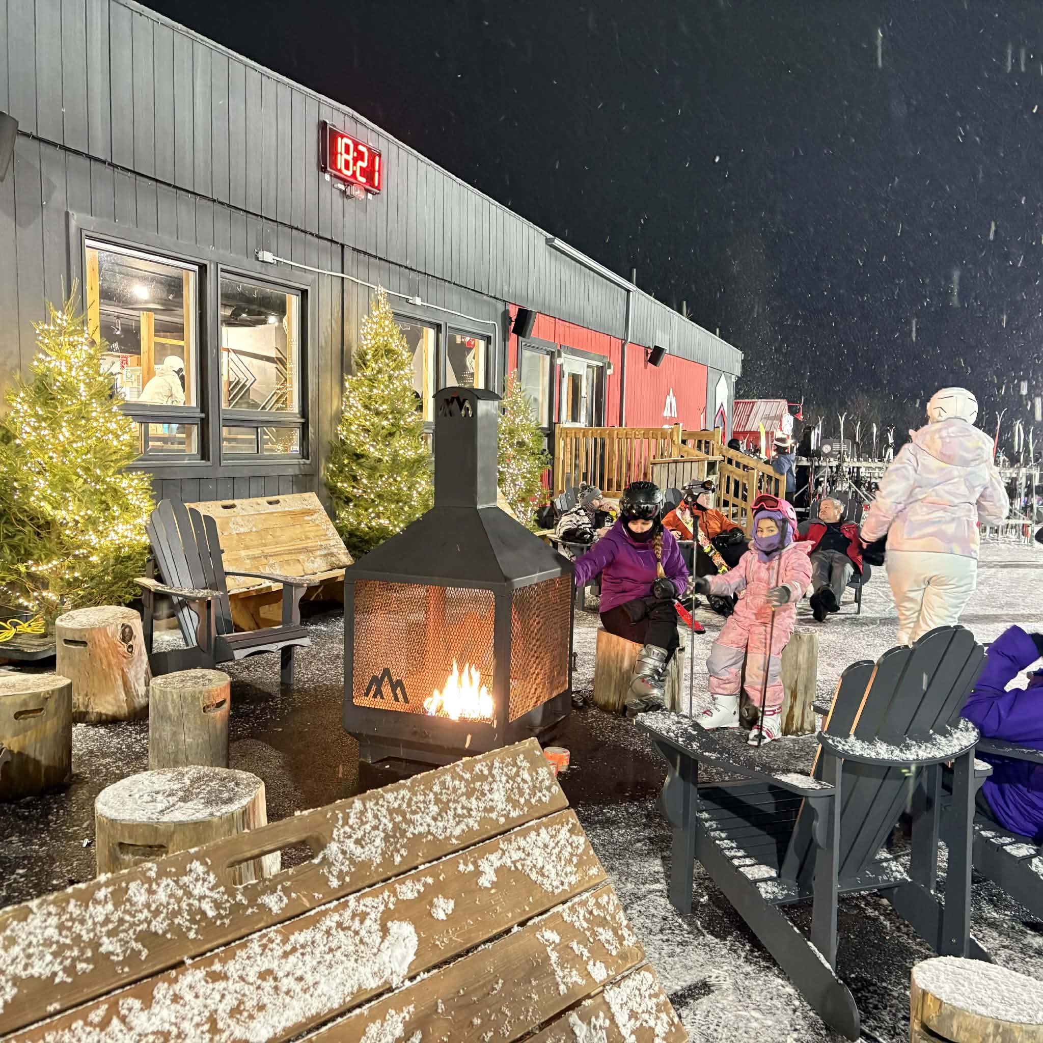 Ski Bromont une belle soirée d'hiver