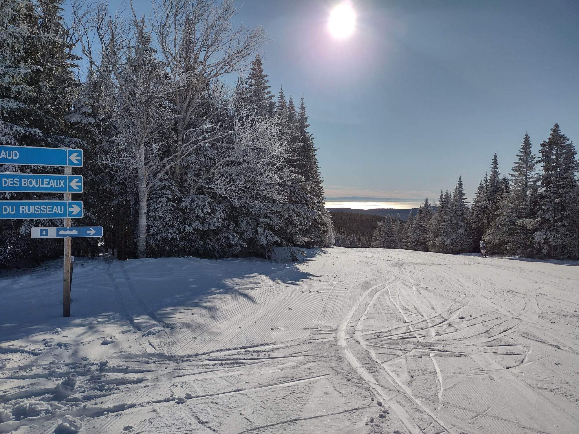 Mont Grand-Fonds - Ça commençait sur un beau corduroy