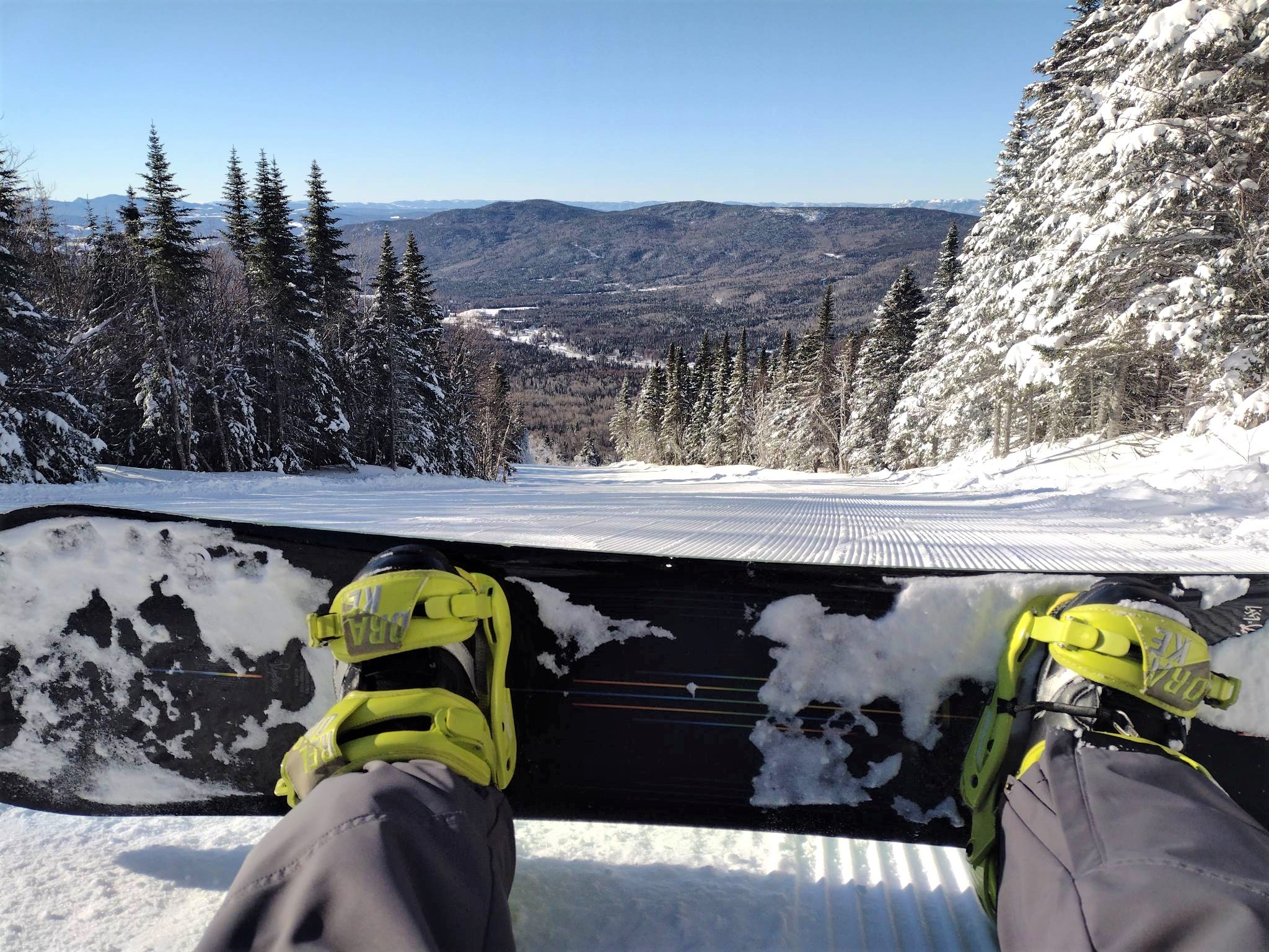 Mont Grand-Fonds - Ça commençait sur un beau corduroy