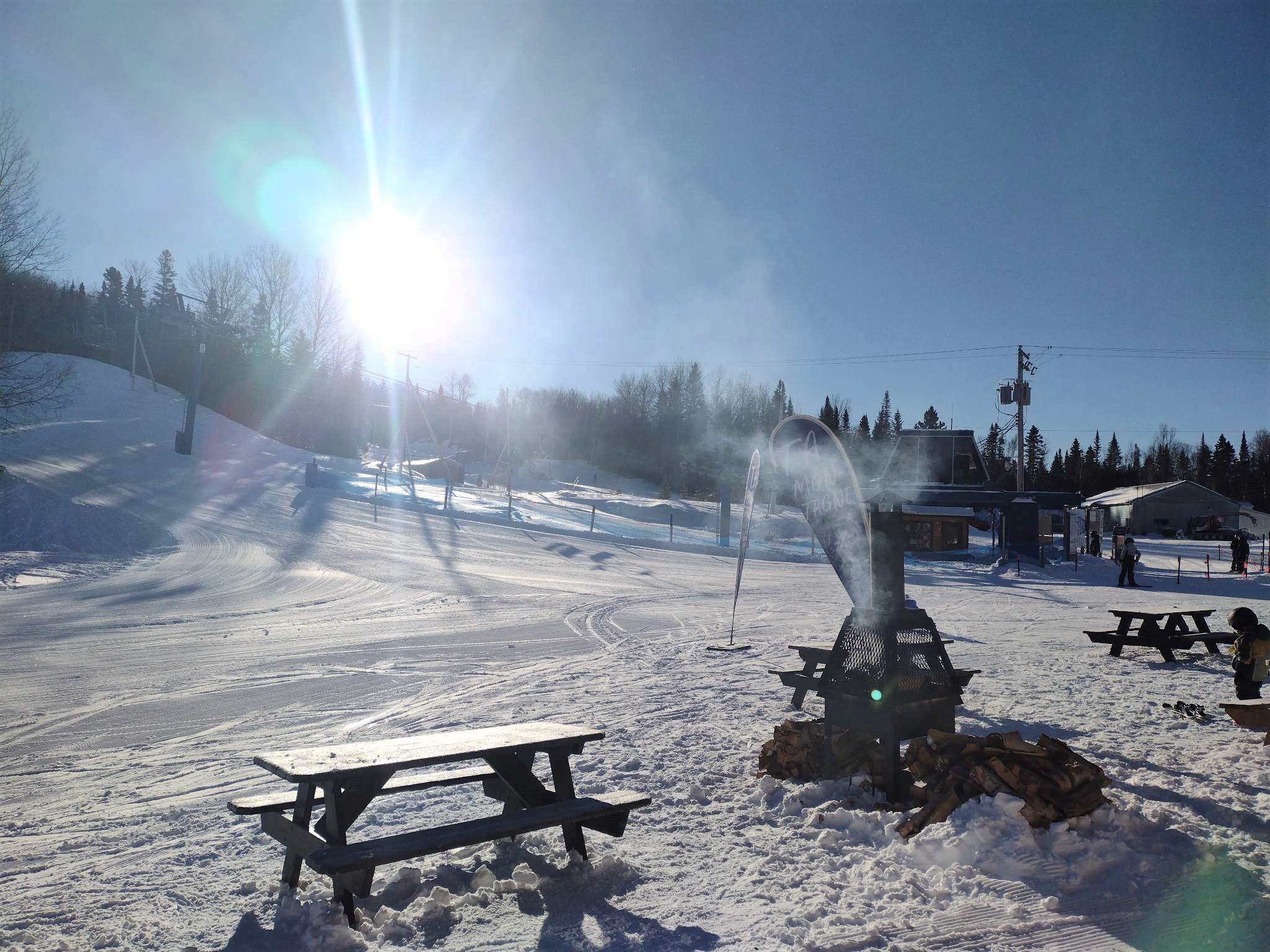 Mont Grand-Fonds - Ça commençait sur un beau corduroy