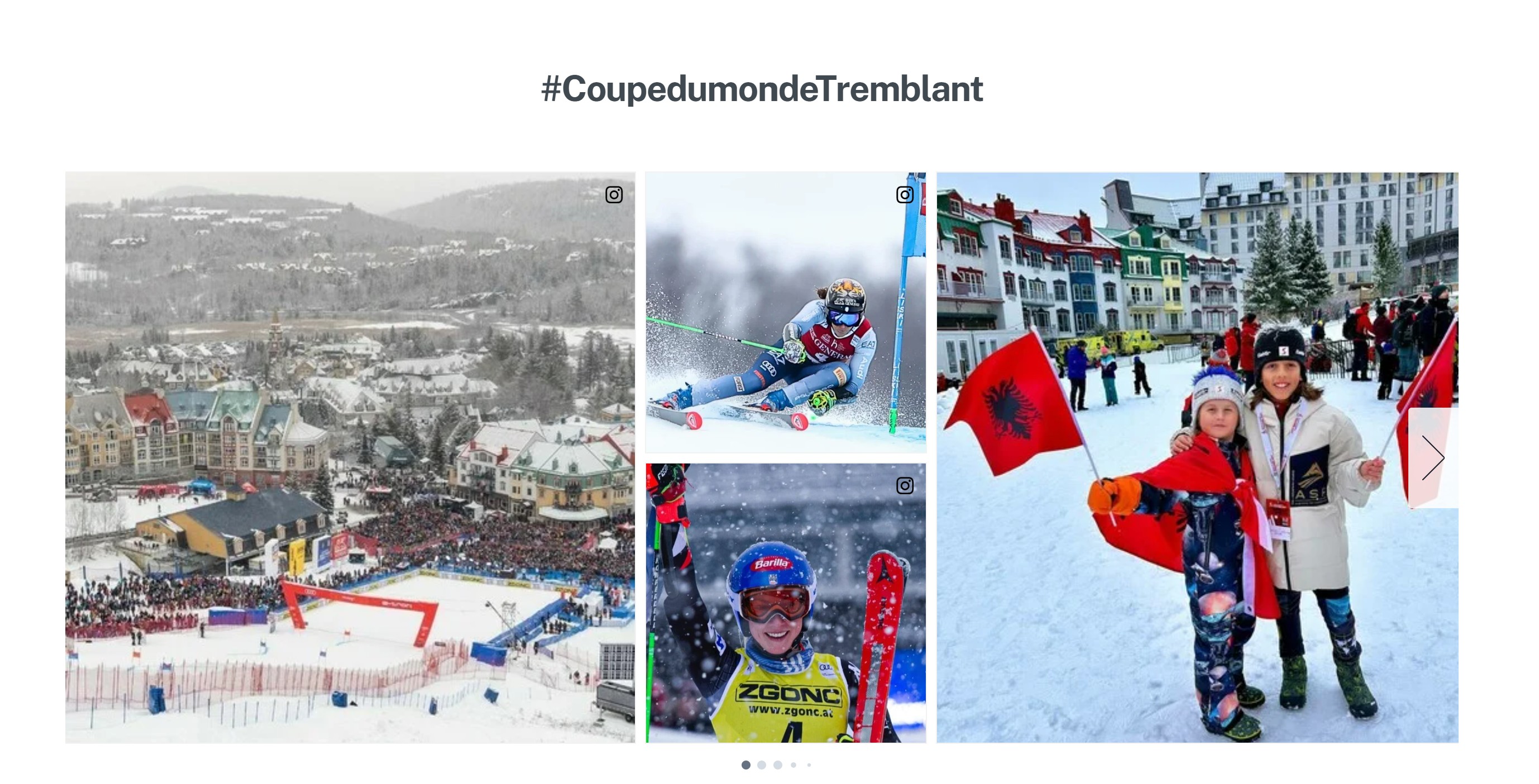 Tremblant - Coupe du monde ski alpin 6 et 7 décembre