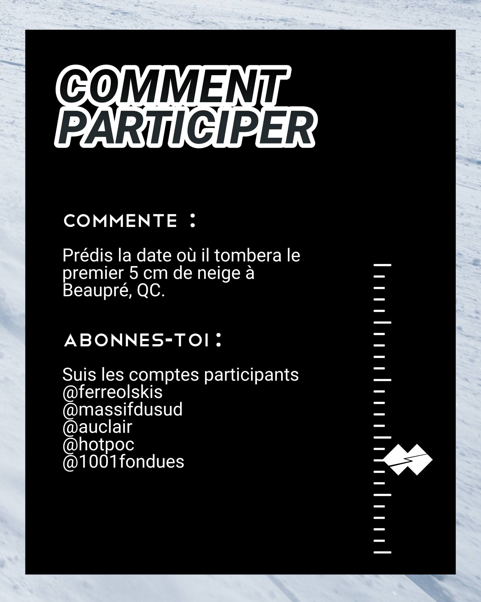 FERREOL SKI - Concours Première Neige 