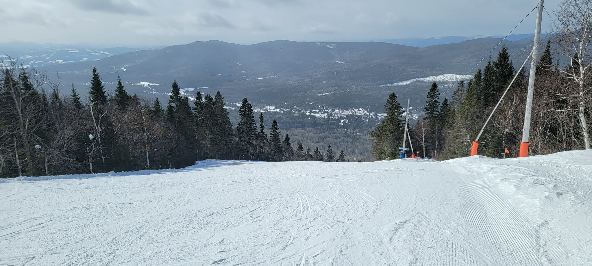 Mont Grand-Fonds - Je profite de la neige tombés