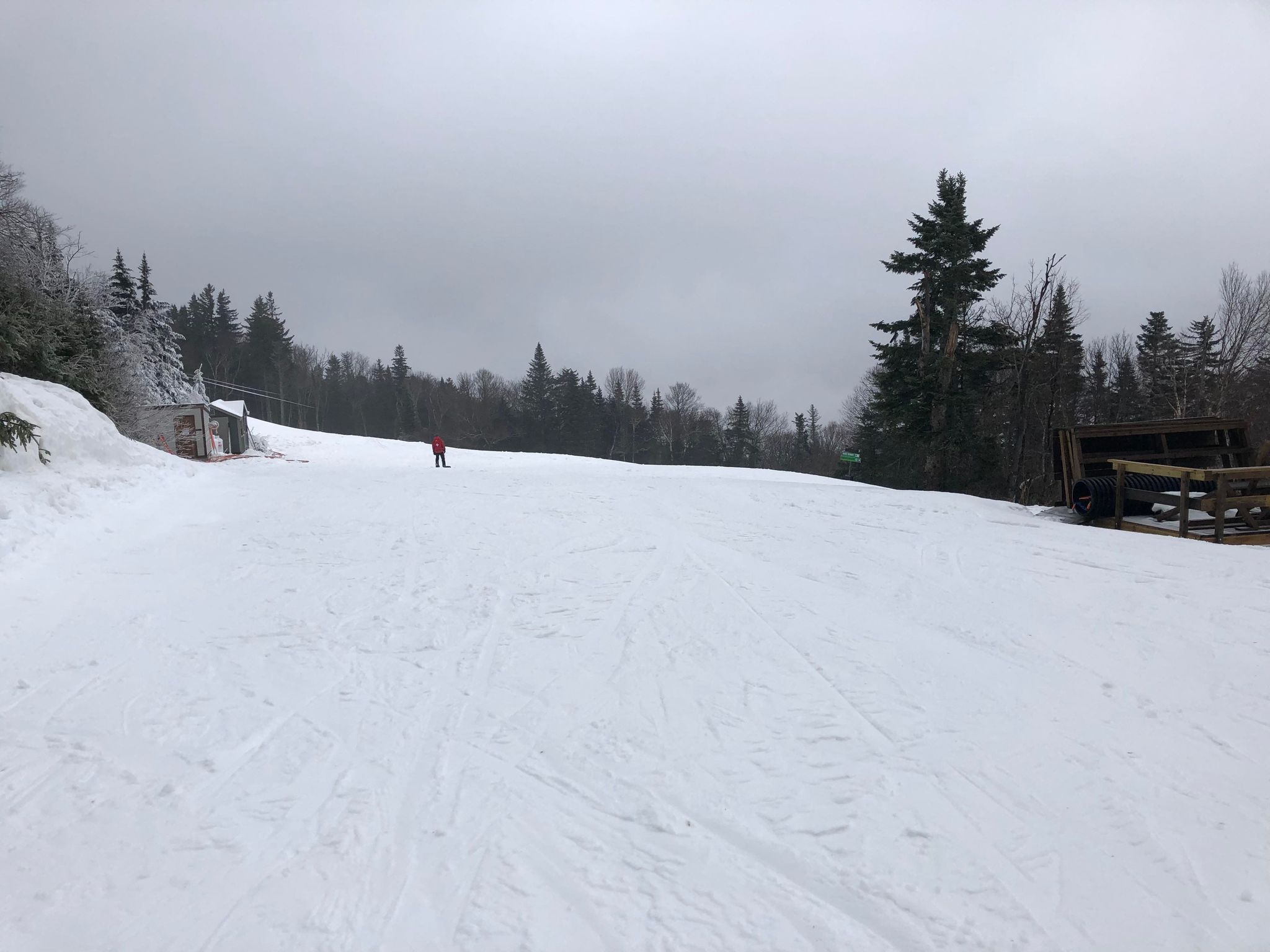 Killington Resort -  Un brouillard et temps chaud - 50 pistes ouvertes
