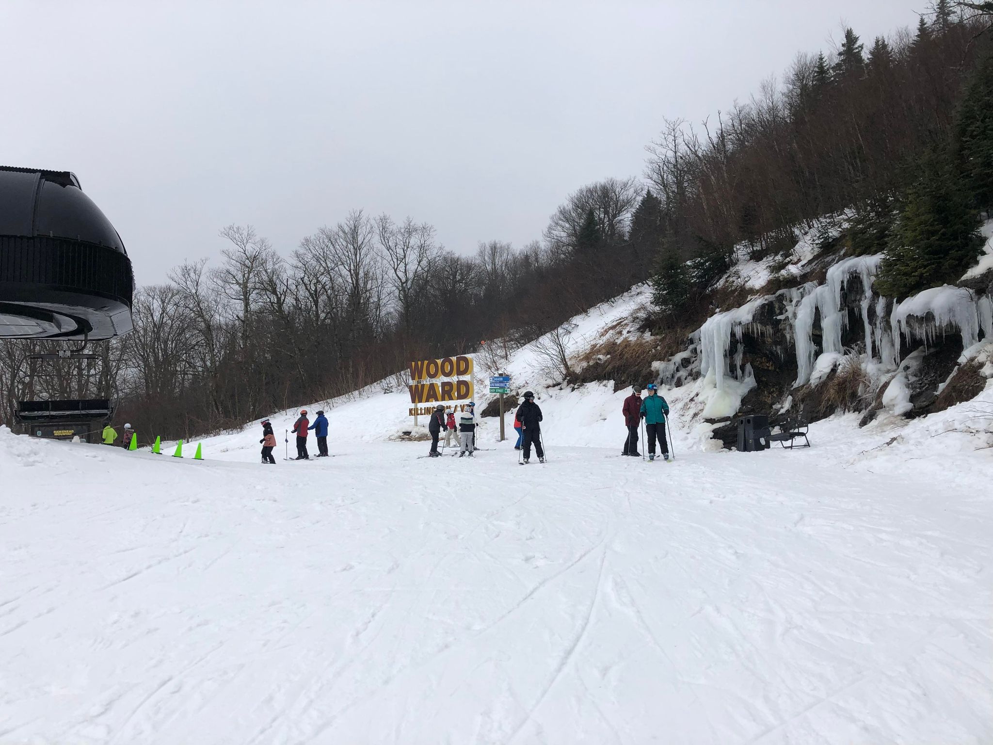 Killington Resort -  Un brouillard et temps chaud - 50 pistes ouvertes