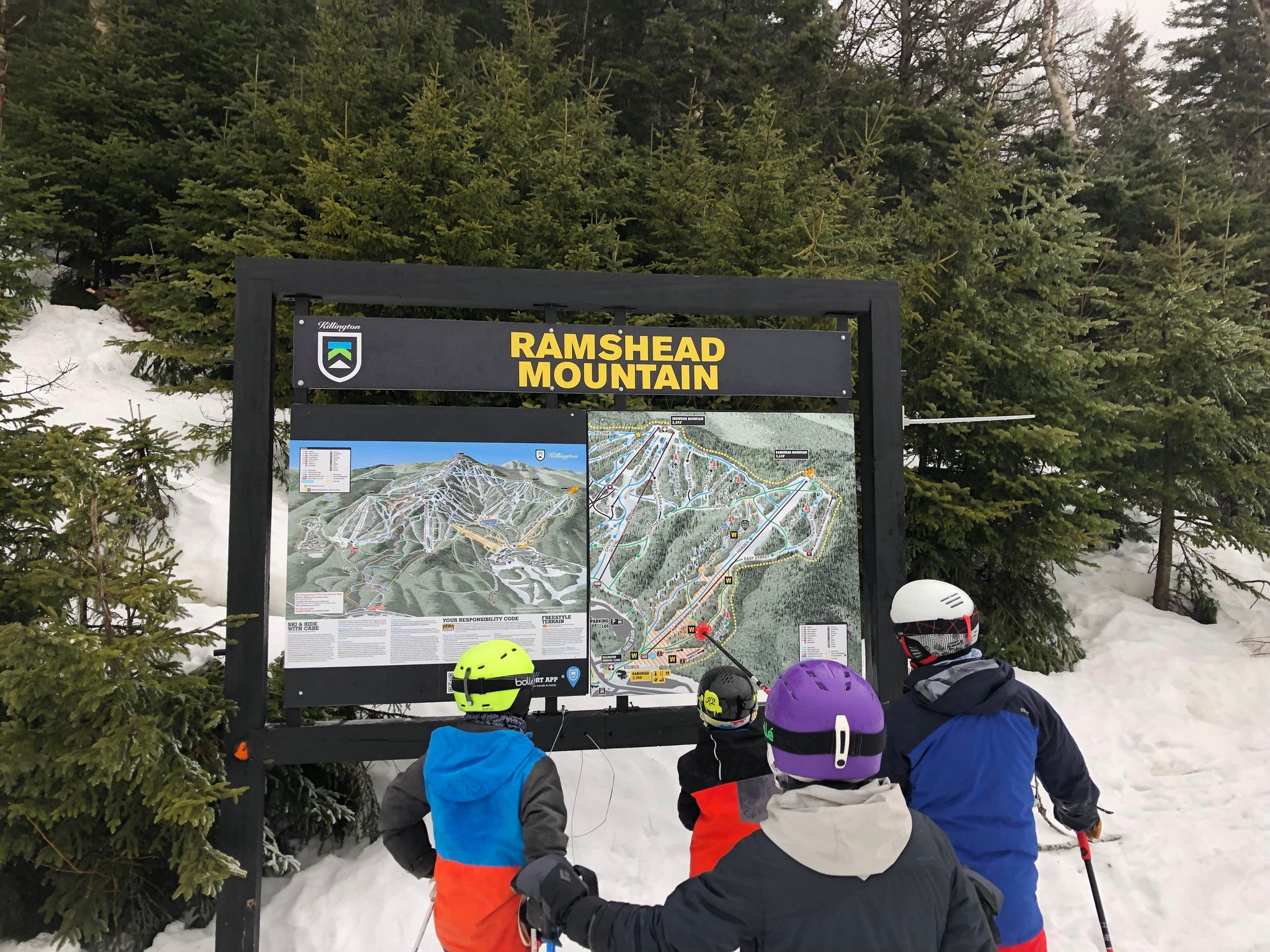 Killington Resort -  Un brouillard et temps chaud - 50 pistes ouvertes