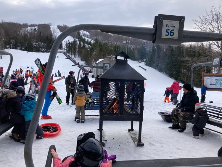 Centre de ski Le Relais - Un bel avant-midi avant la dégradation