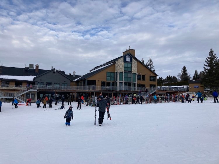 Centre de ski Le Relais - Un bel avant-midi avant la dégradation