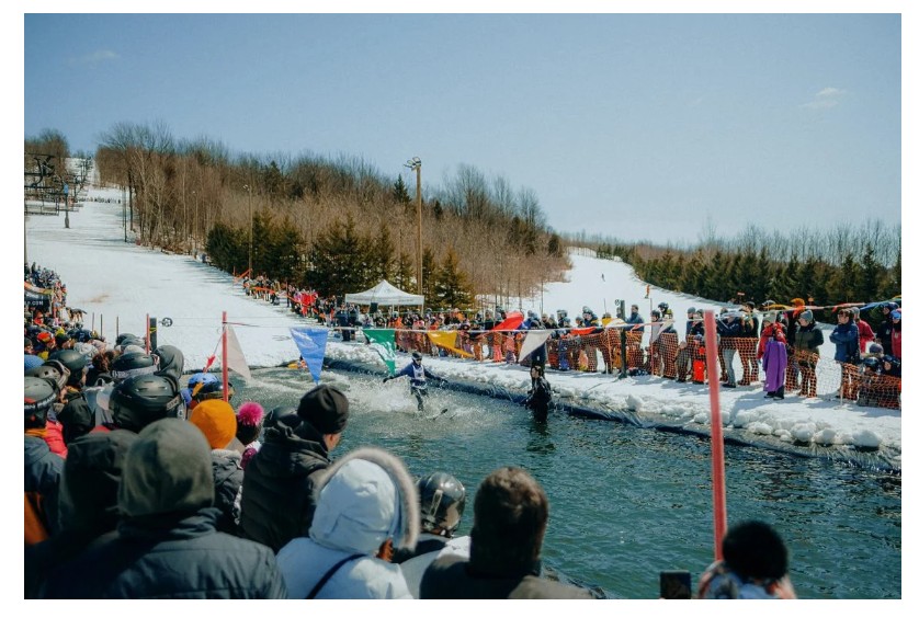 Un signe du printemps - On se mouille ou on ne mouille pas ce week-end.