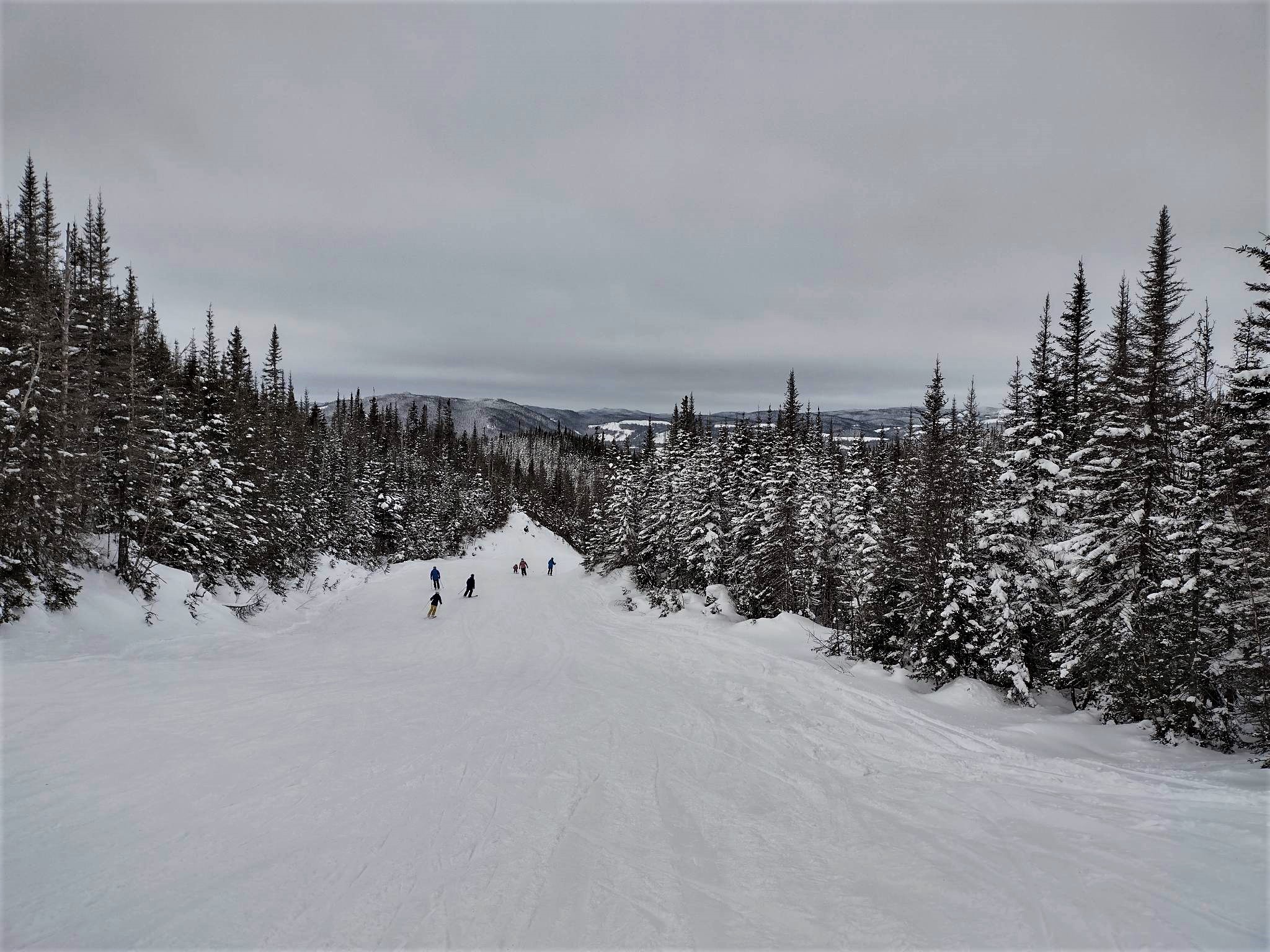 Le Valinouët - On profite d'une qualité de neige qui a la texture du coton.