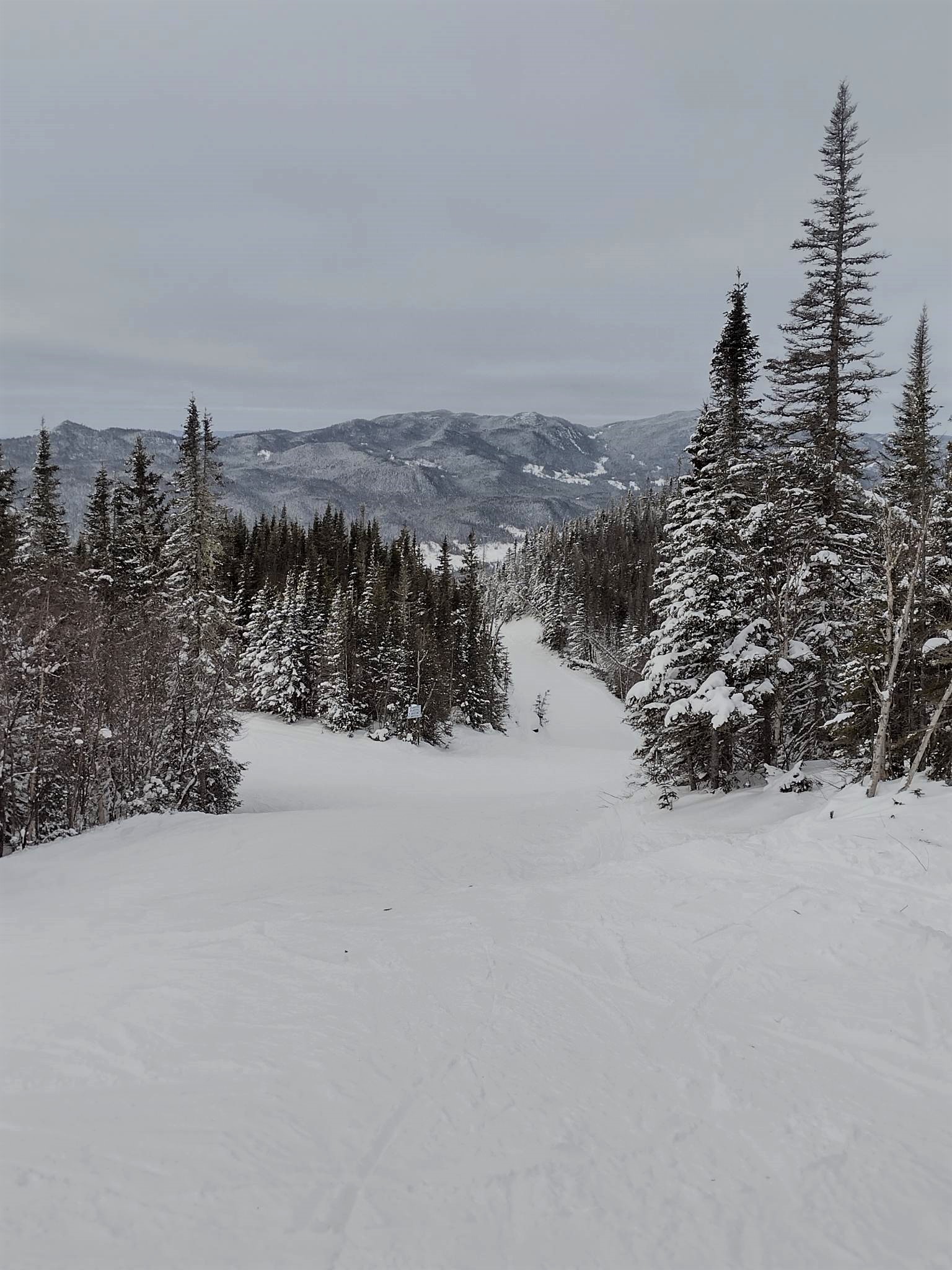 Le Valinouët - On profite d'une qualité de neige qui a la texture du coton.