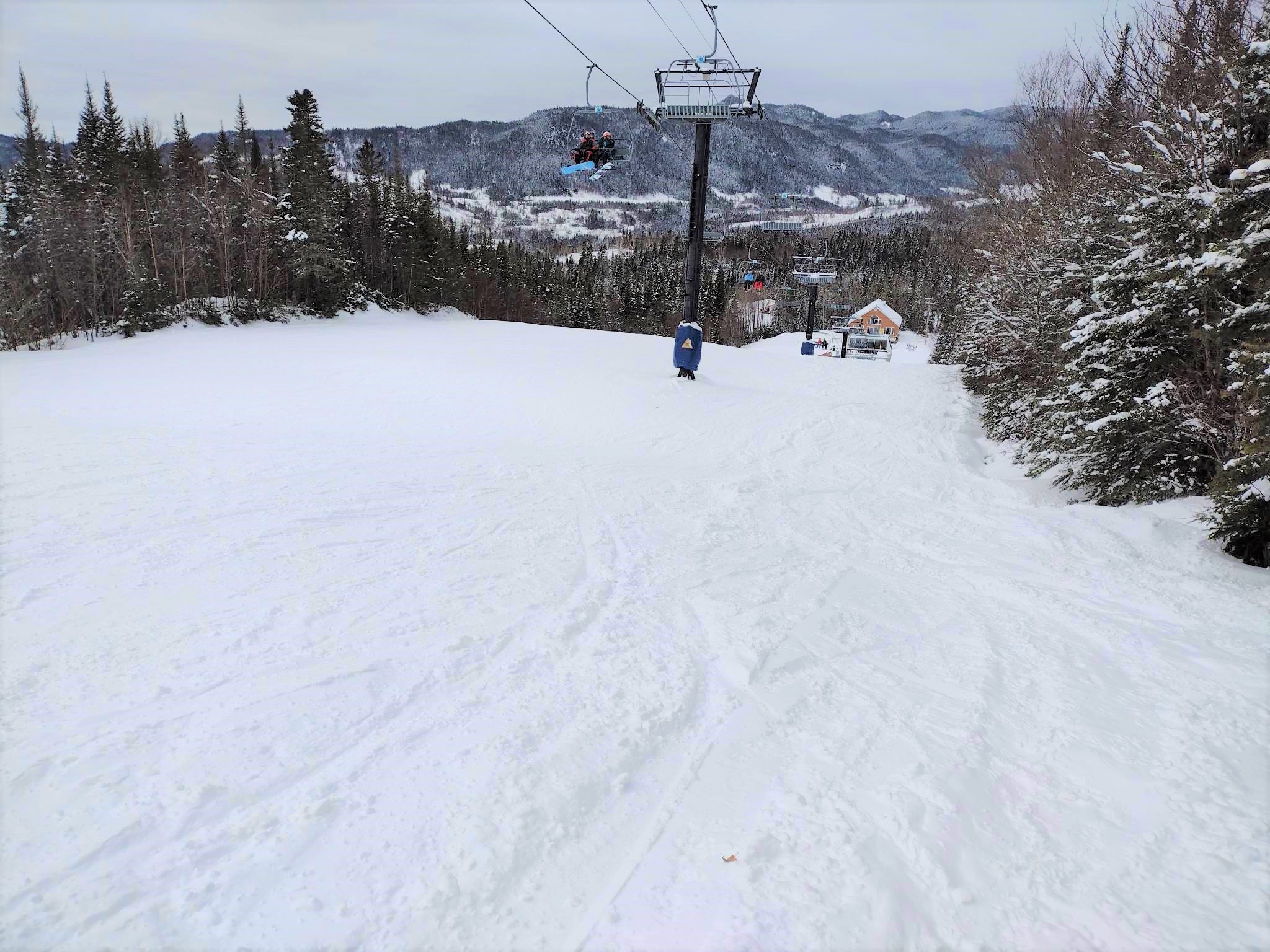 Le Valinouët - On profite d'une qualité de neige qui a la texture du coton.