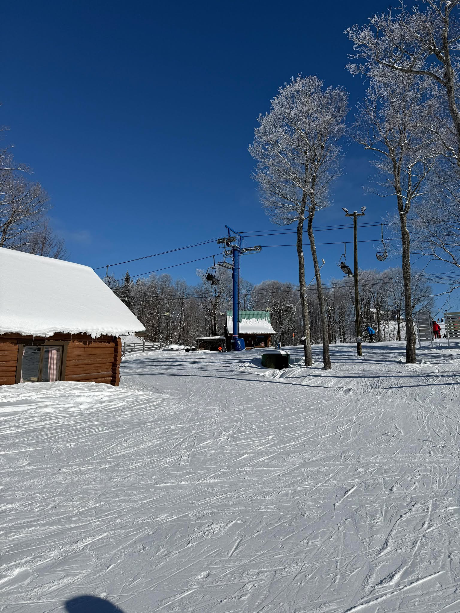 Mont Blanc - Les pistes fraîchement damées n’attendaient que nos skis