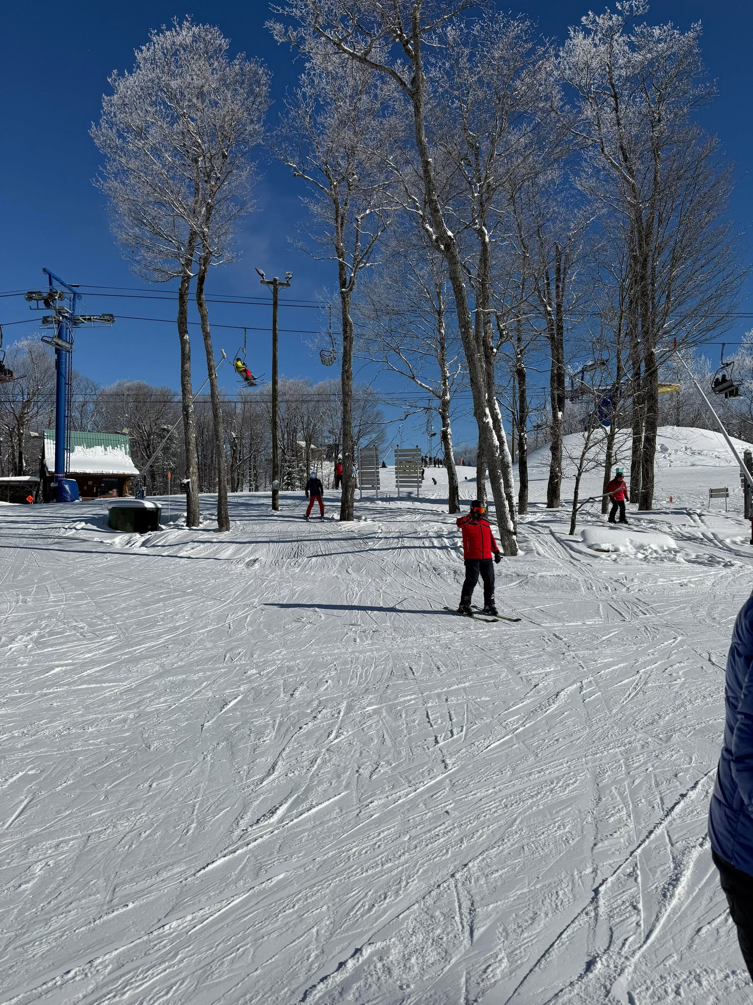Mont Blanc - Les pistes fraîchement damées n’attendaient que nos skis