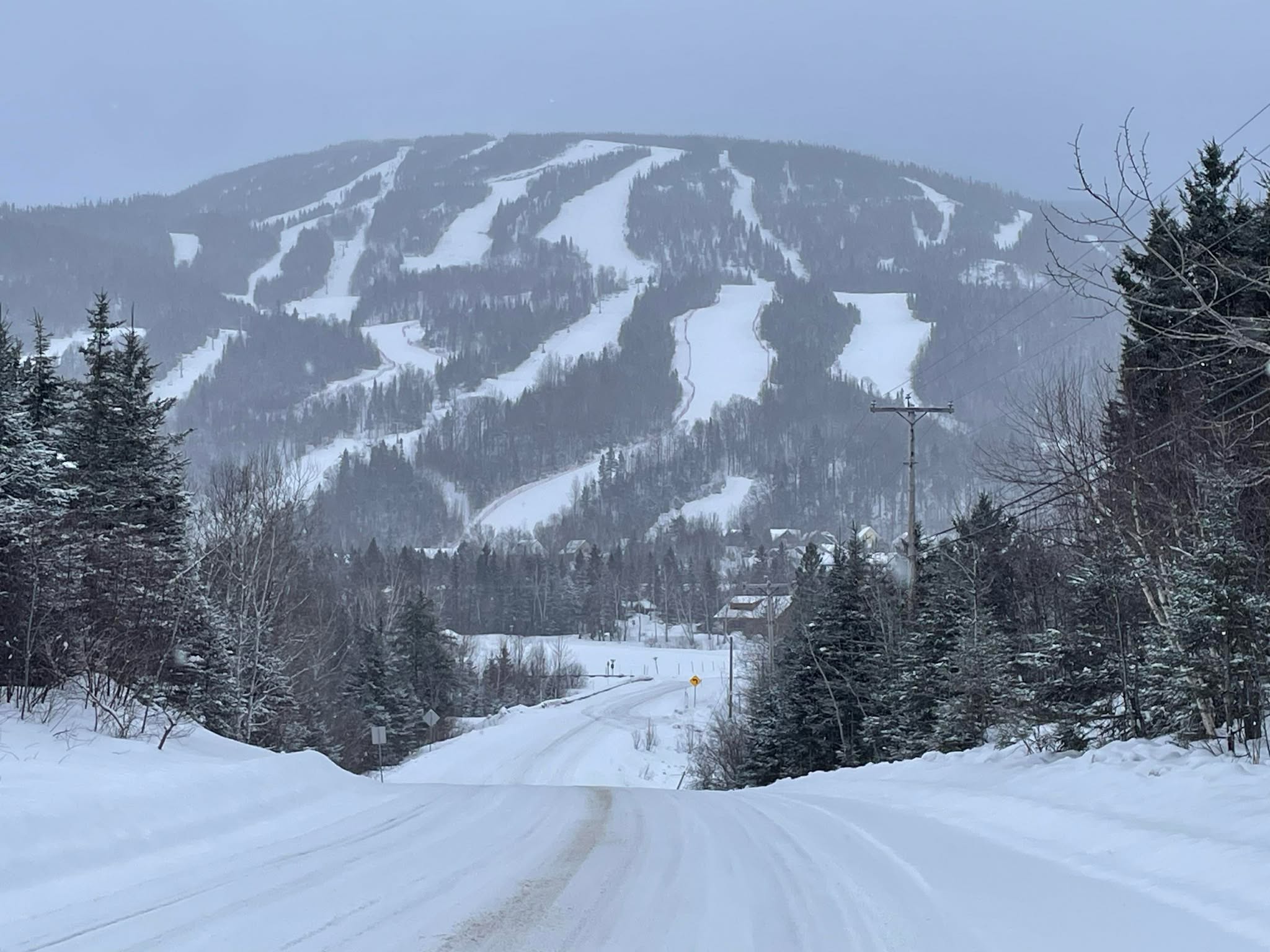 Mont Edouard - Mes premières traces de la journée