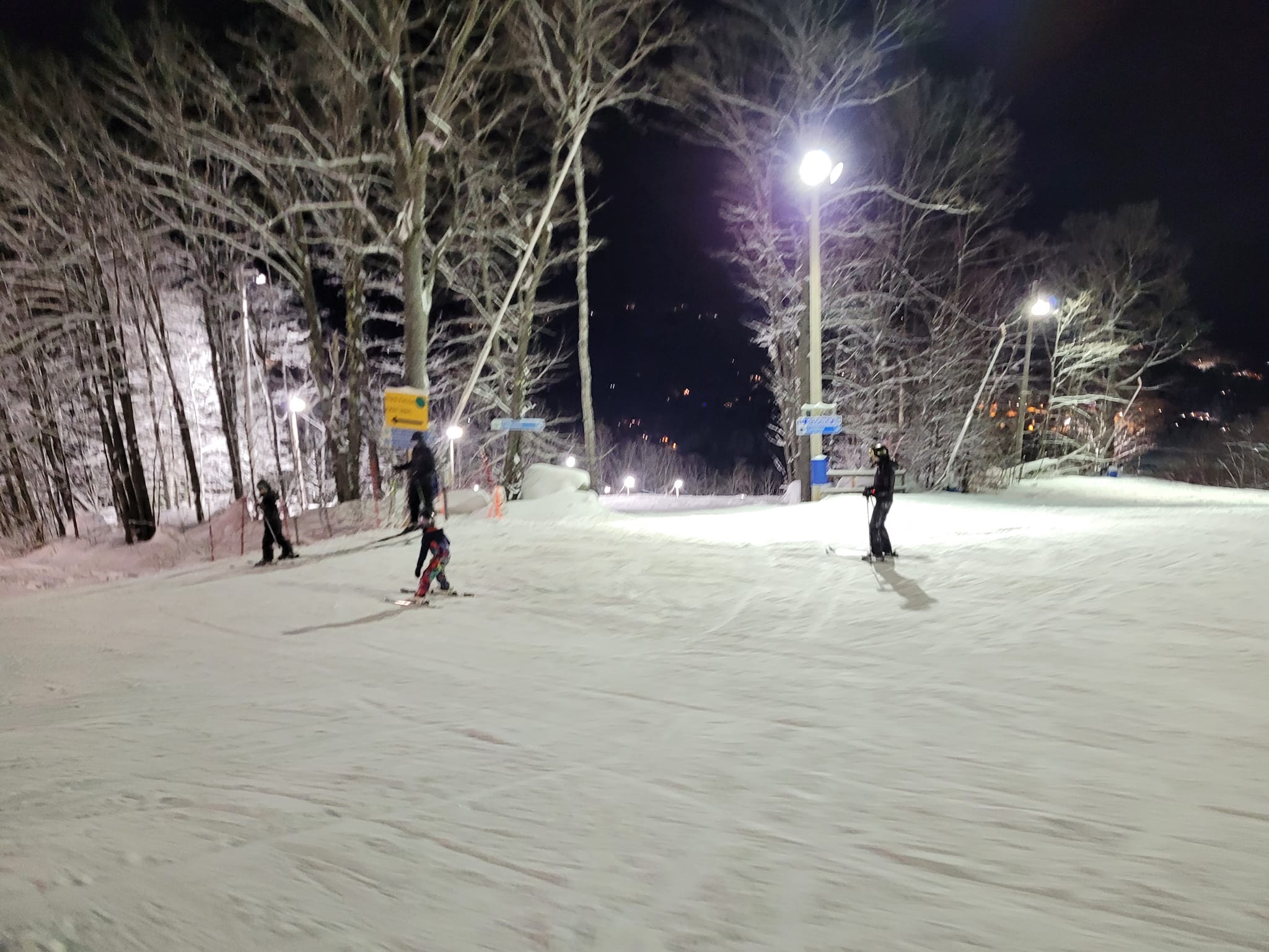 Mont Habitant - Une belle soirée de ski 