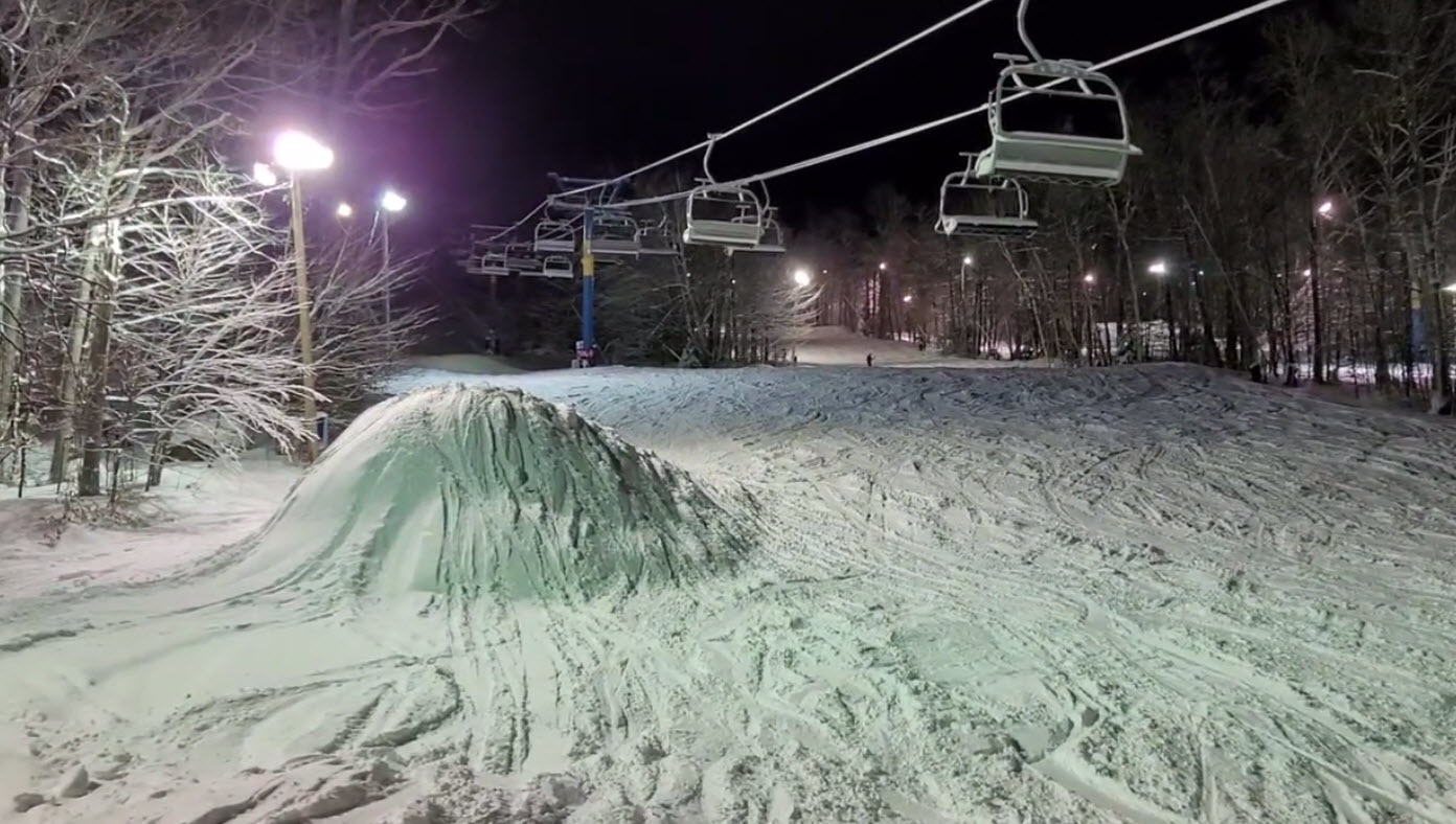 Mont Habitant - Une belle soirée de ski 