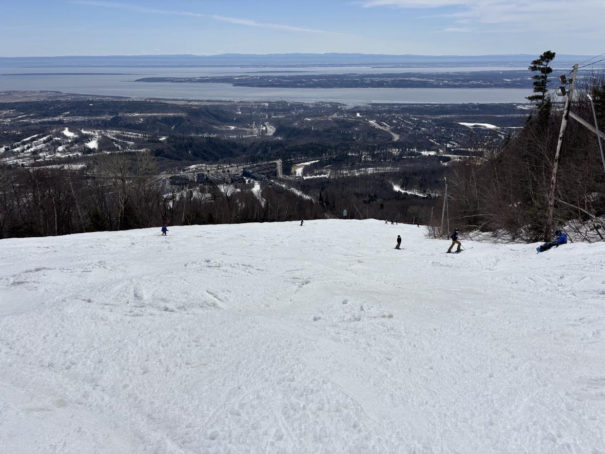 Mont-Sainte-Anne - ça en dit long sur la popularité de cette journée 