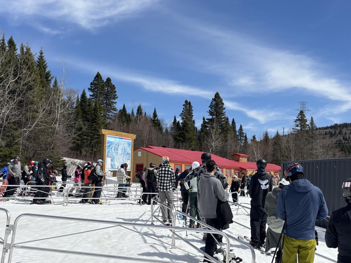 Mont-Sainte-Anne - ça en dit long sur la popularité de cette journée 