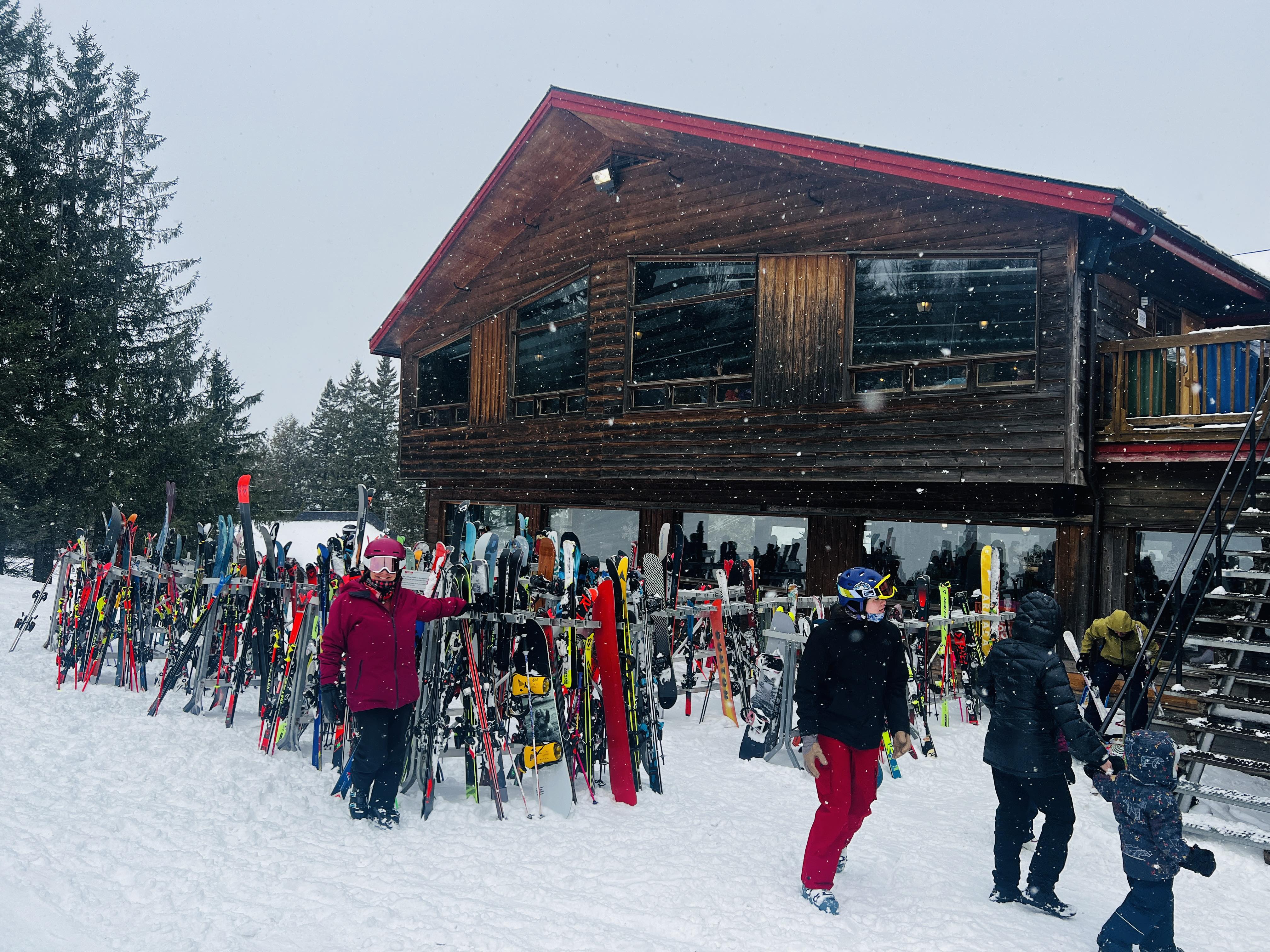 Mont Sutton - On arrive tôt et nous profitons des conditions