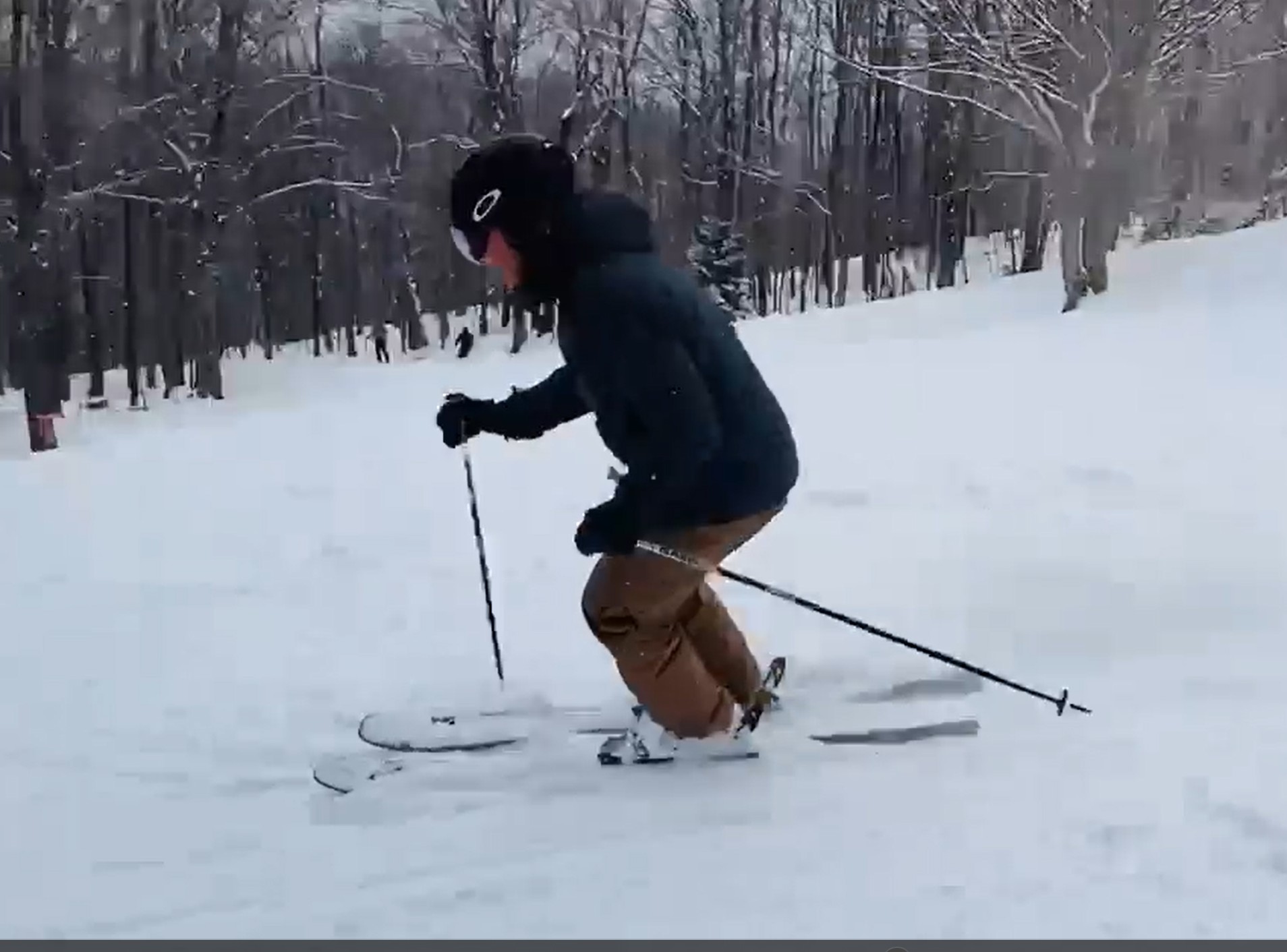 Mont Sutton - On arrive tôt et nous profitons des conditions