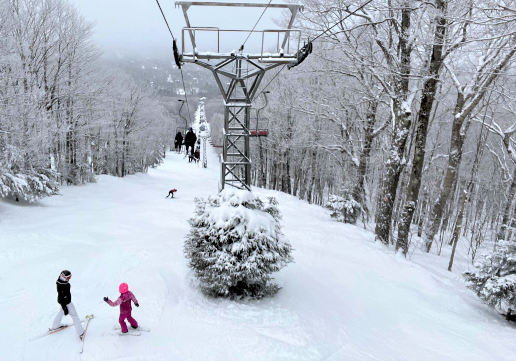 Mont Sutton - Journée idéal pour le ski de poudreuse