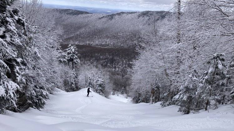 Mont Sutton - Petit retour à l'hiver...