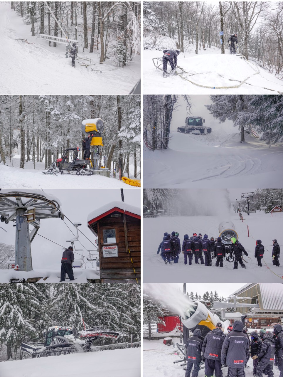 Mont Sutton -  La préparation avant un début de saison