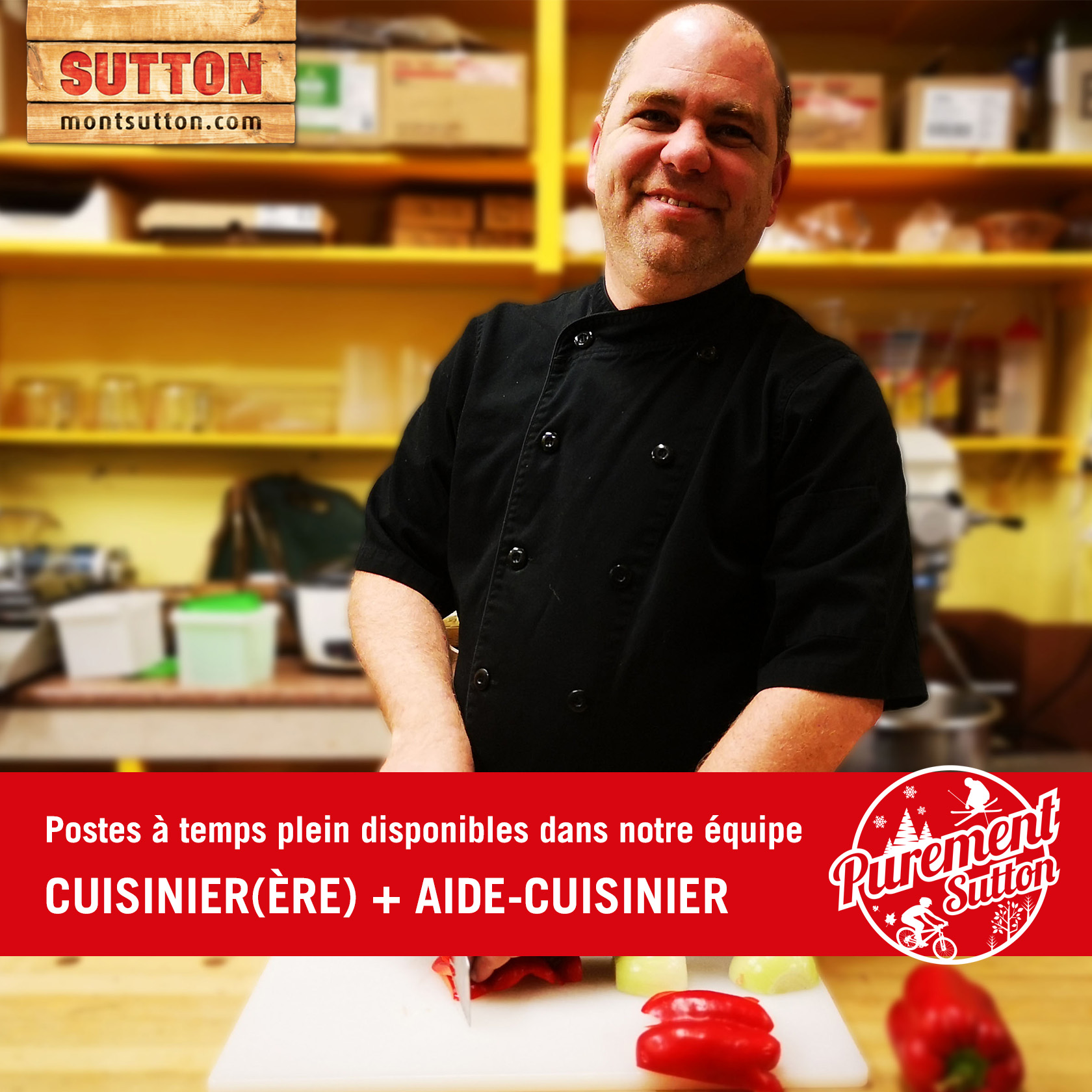 Mont Sutton - Des postes à temps plein et à temps partiel