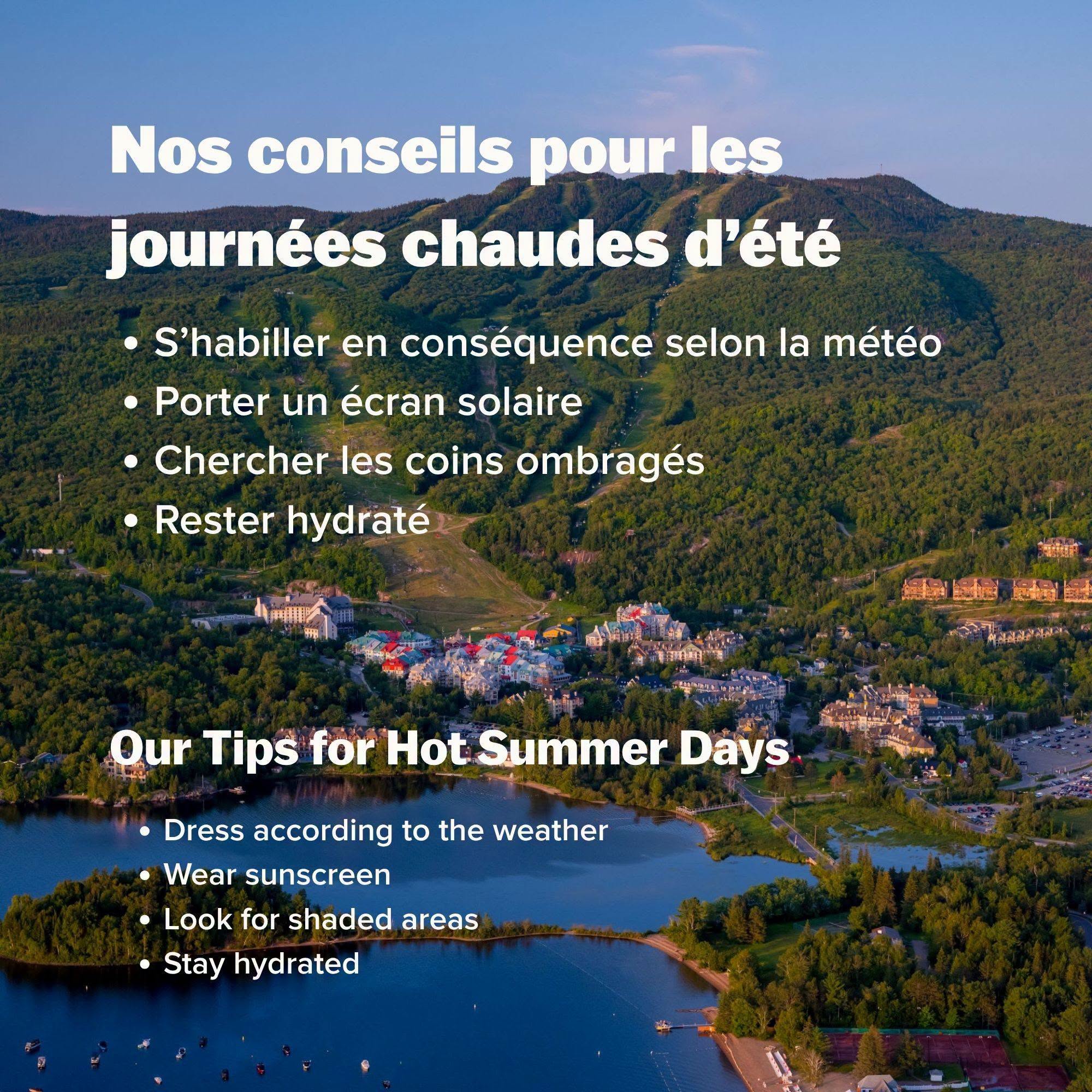 Tremblant - 6 astuces pour profiter pleinement des plus belles journées Tremblant - 6 astuces pour profiter pleinement des plus belles journées