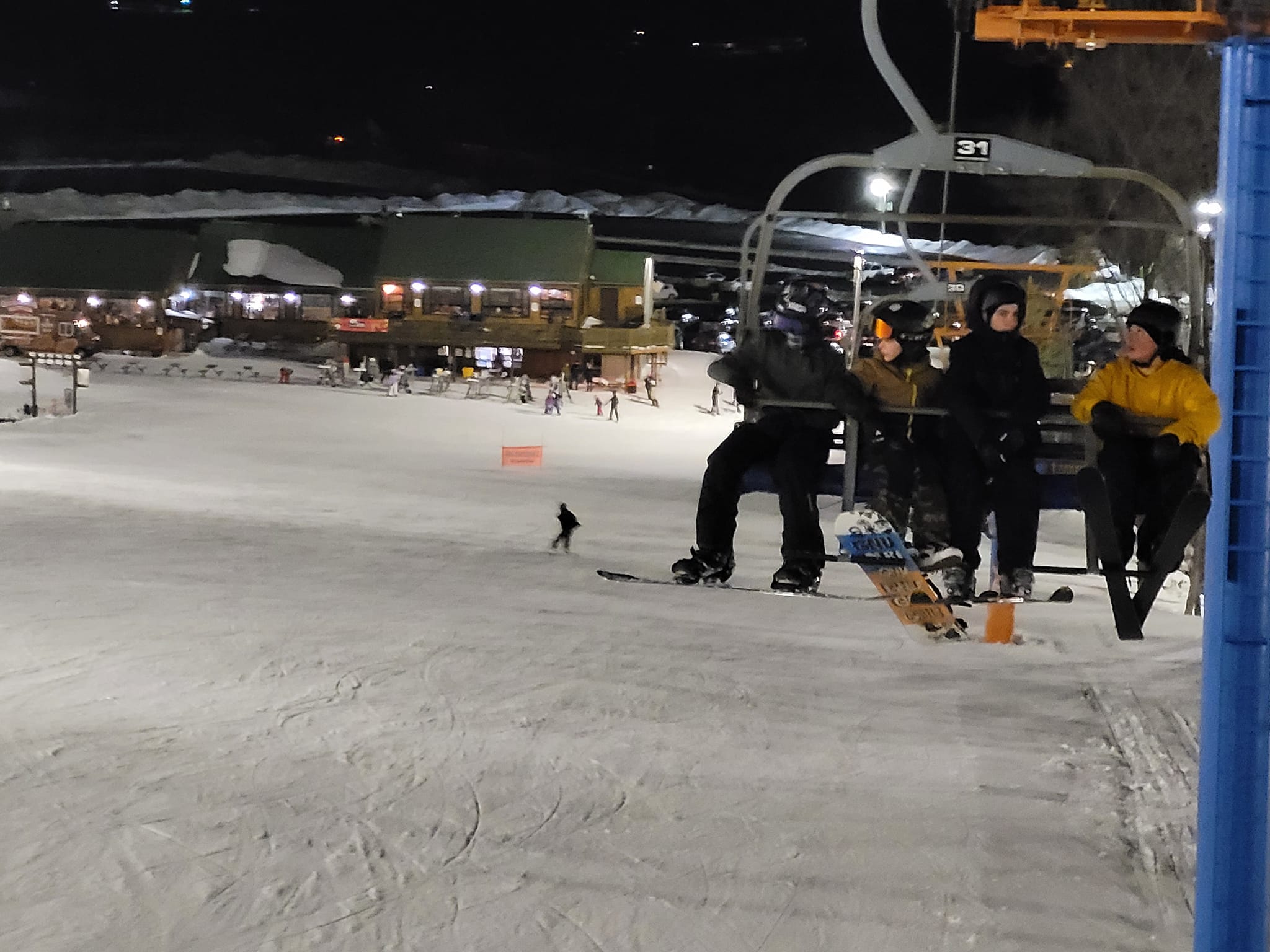 Mont Rigaud - On commence le week-end par un vendredi soir en ski