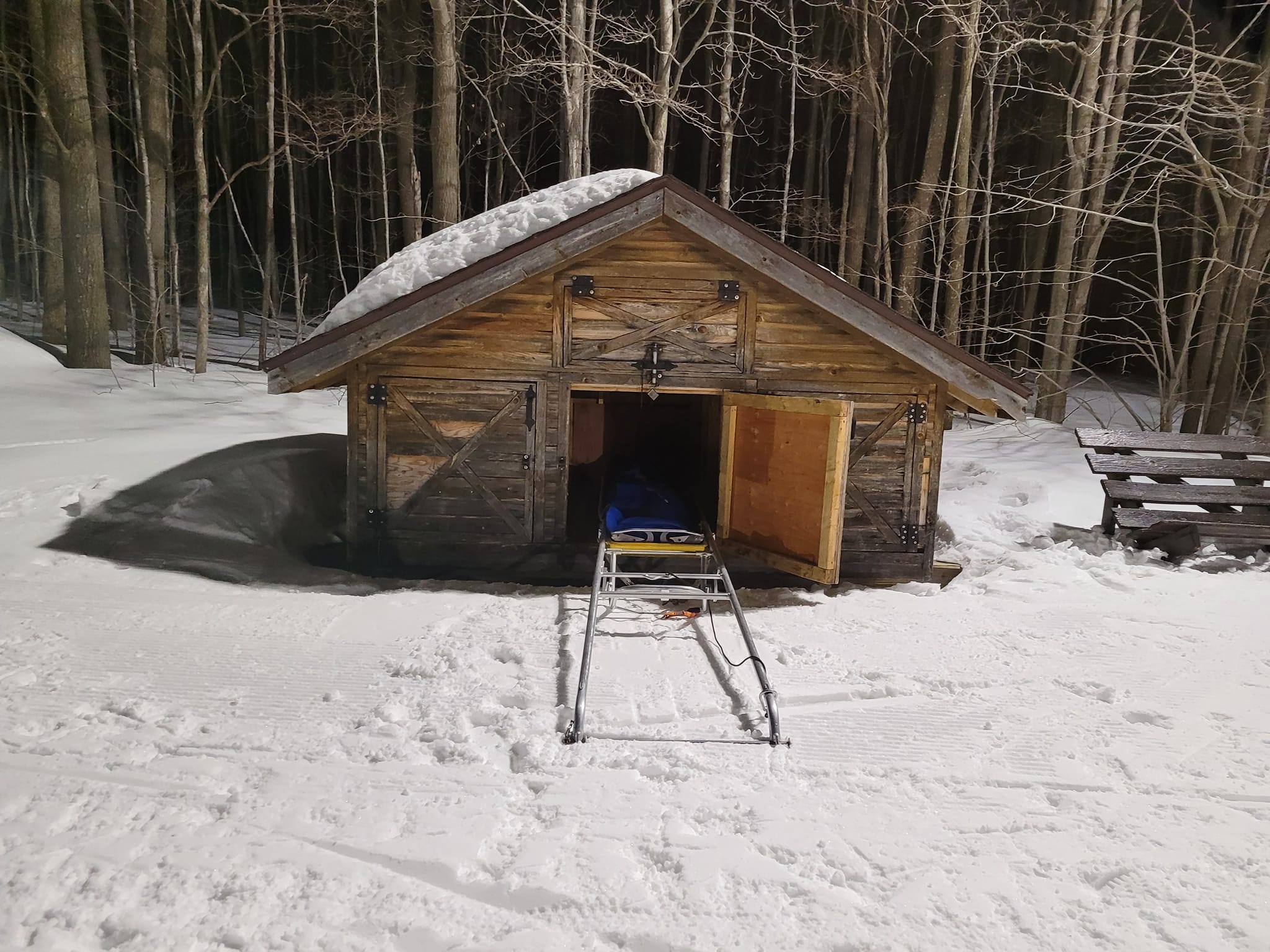 Mont Rigaud - On commence le week-end par un vendredi soir en ski